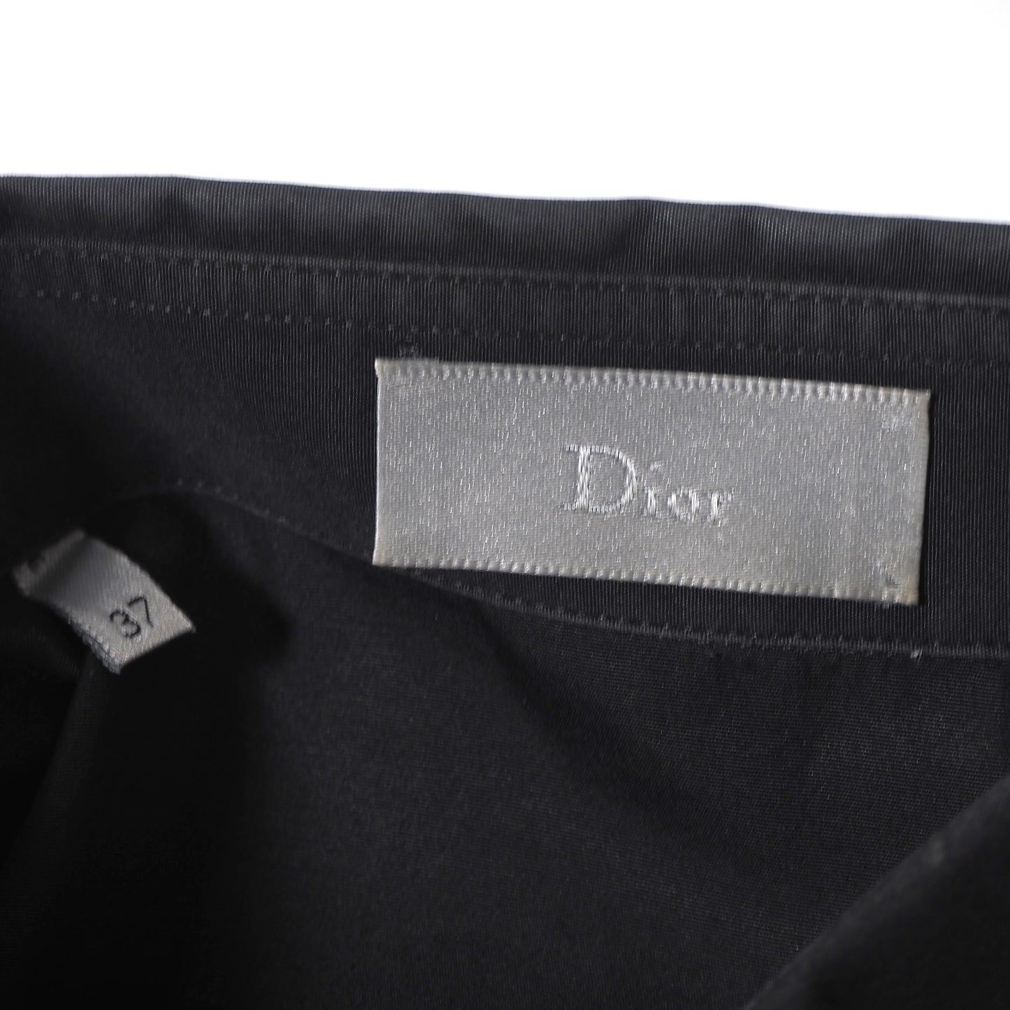 ディオールオム DIOR HOMME Bee刺繍 長袖 シャツ 37 ブラック メンズ 正規品 6-YE067