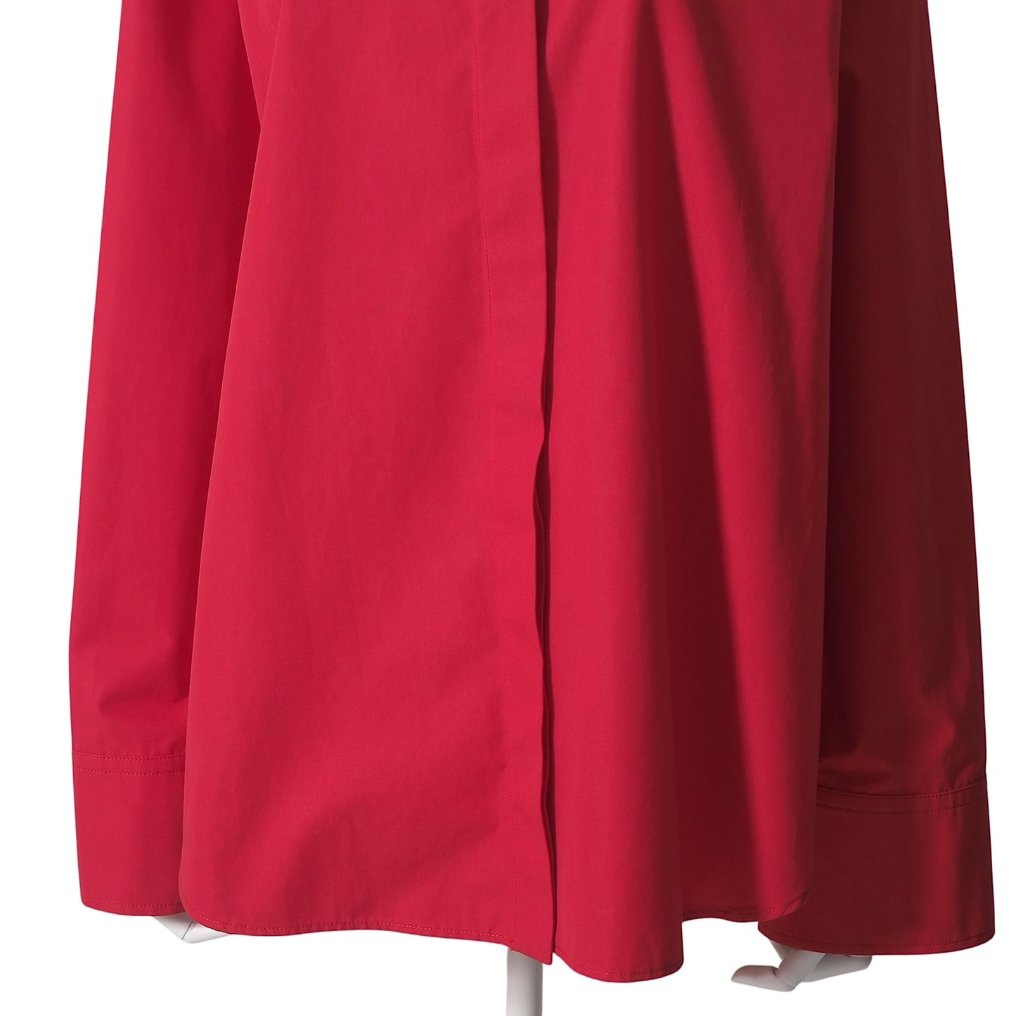 ヴァレンティノ VALENTINO 23AW オーバーサイズ 長袖 シャツ 36 レッド レディース 正規品 6-YE071