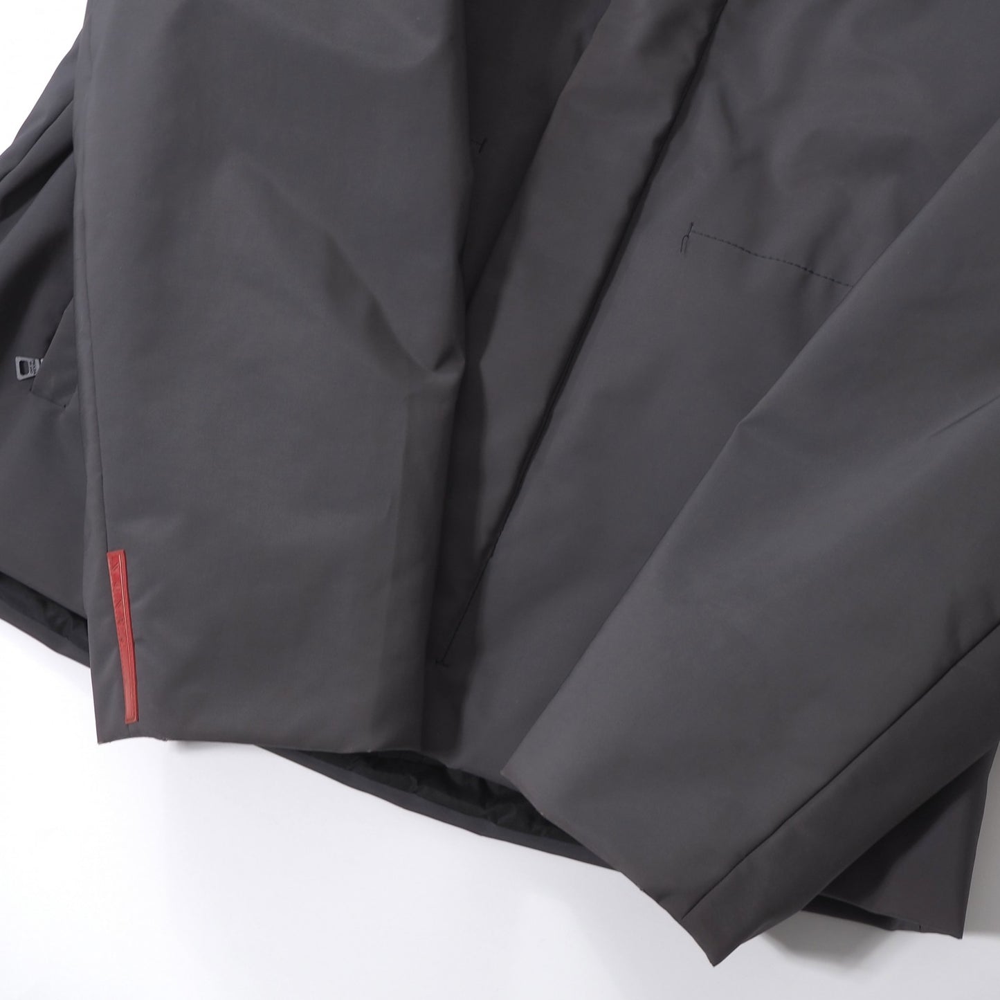 プラダ PRADA SPORT パデッド ジャケット 中綿 52 グレー メンズ 正規品 6-ZA016