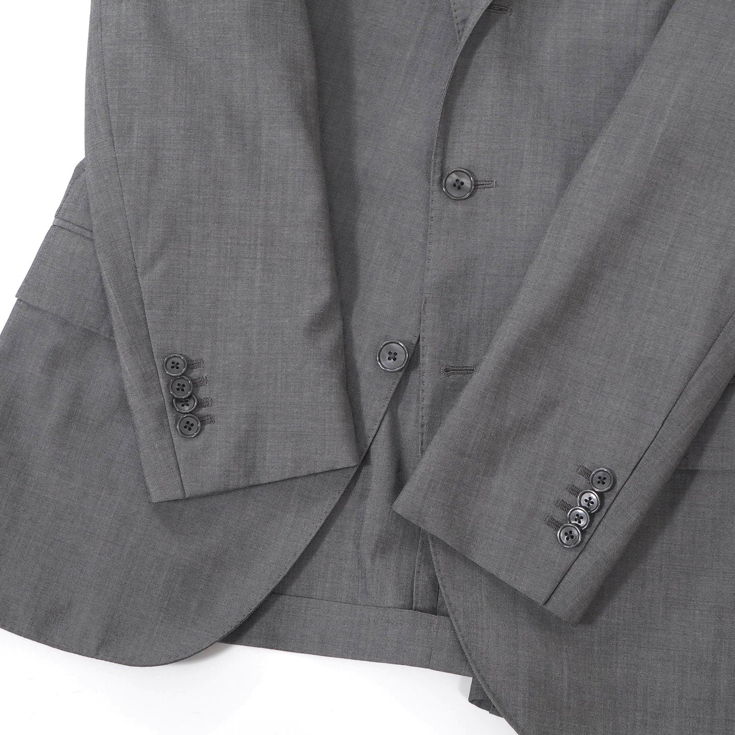 ラルディーニ LARDINI イタリア製 スーツ ジャケット パンツ ブートニエール 50 グレー メンズ 正規品 6-ZA018