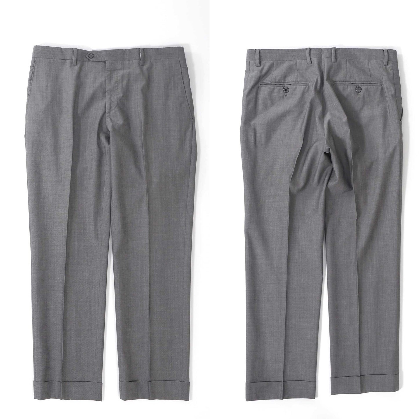 ラルディーニ LARDINI イタリア製 スーツ ジャケット パンツ ブートニエール 50 グレー メンズ 正規品 6-ZA018