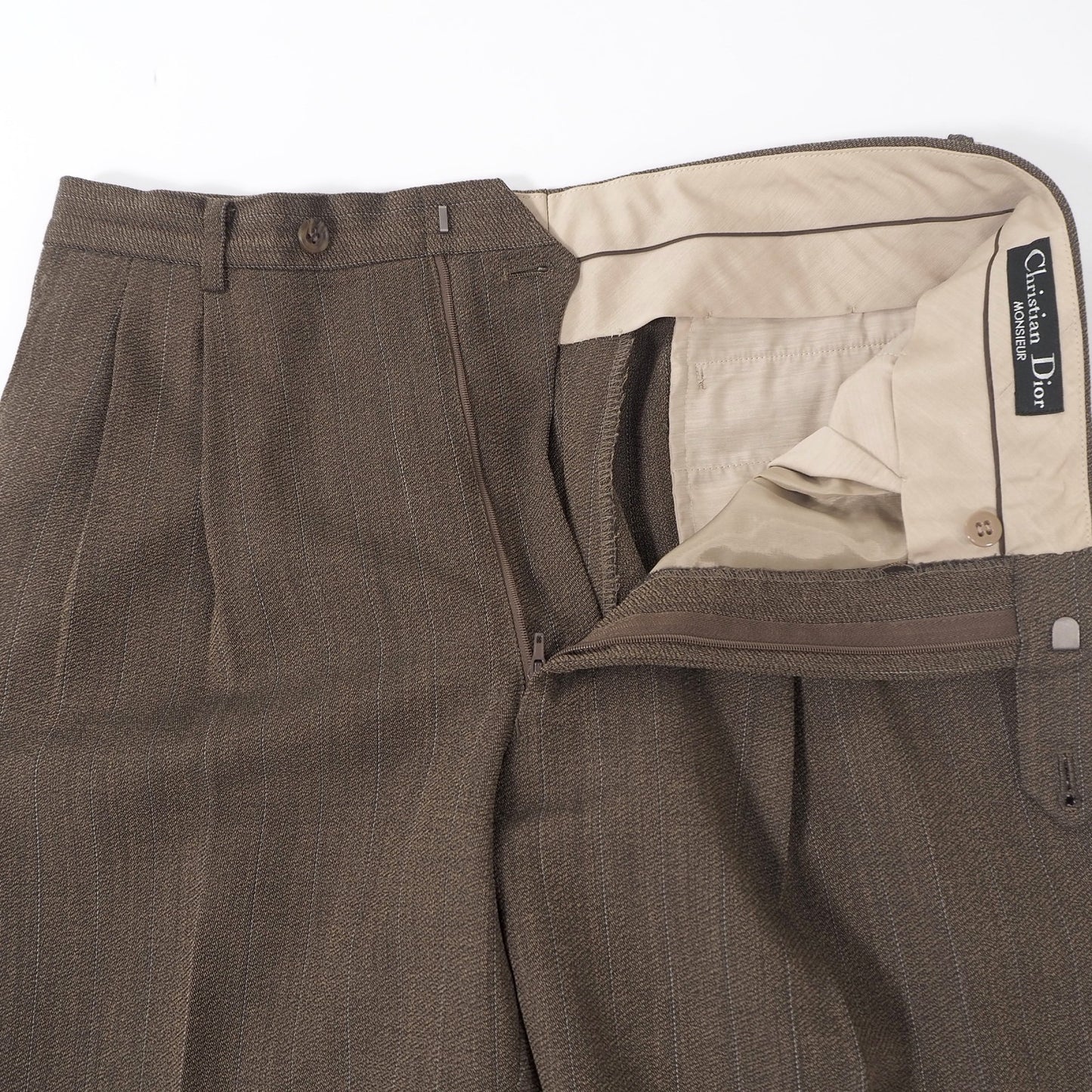 クリスチャンディオール Christian Dior MONSIEUR ヴィンテージ ダブルブレスト スーツ 96-82-175 ブラウン系 メンズ 正規品 6-ZA019