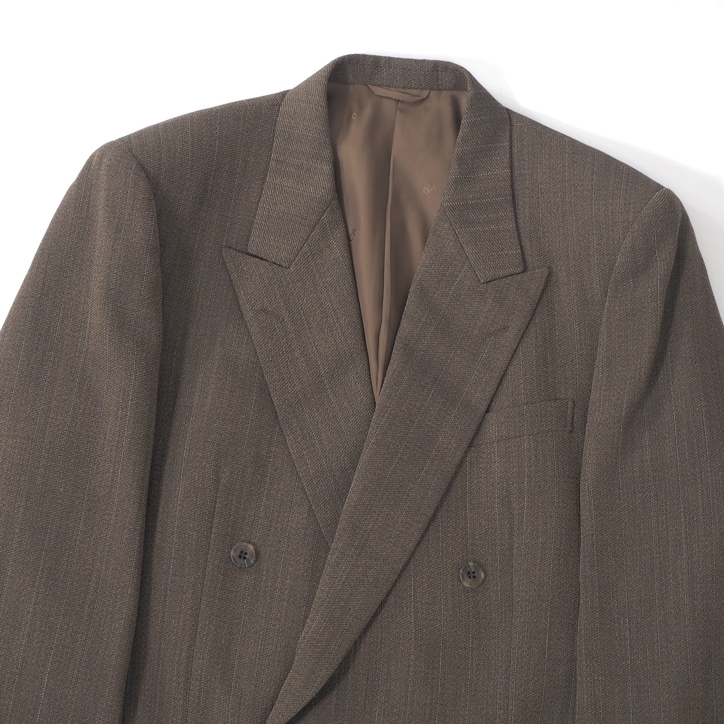 クリスチャンディオール Christian Dior MONSIEUR ヴィンテージ ダブルブレスト スーツ 96-82-175 ブラウン系 メンズ 正規品 6-ZA019