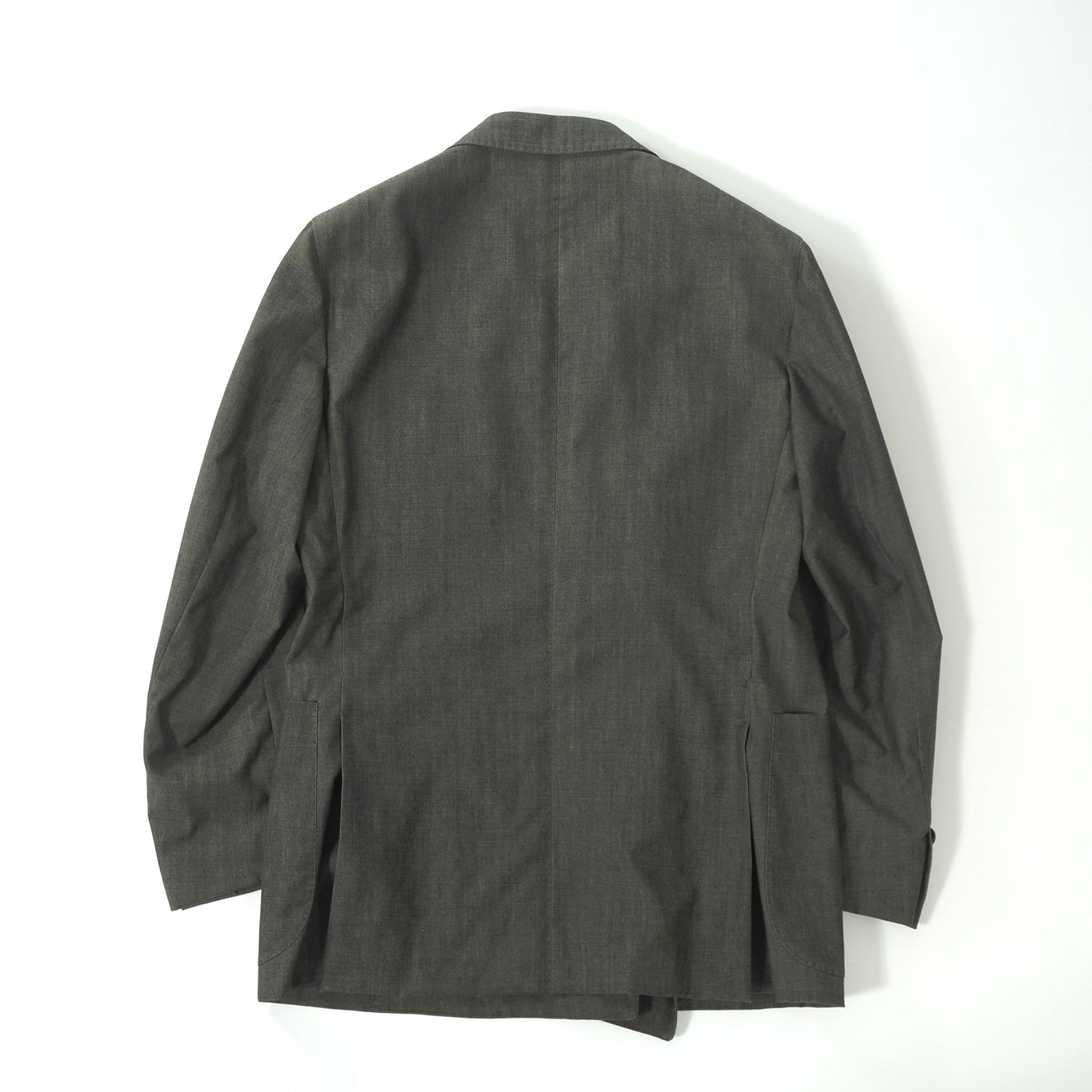 ボリオリ BOGLIOLI イタリア製 アンコン ダブルブレスト スーツ ジャケット パンツ 44 カーキ メンズ 正規品 6-ZA020