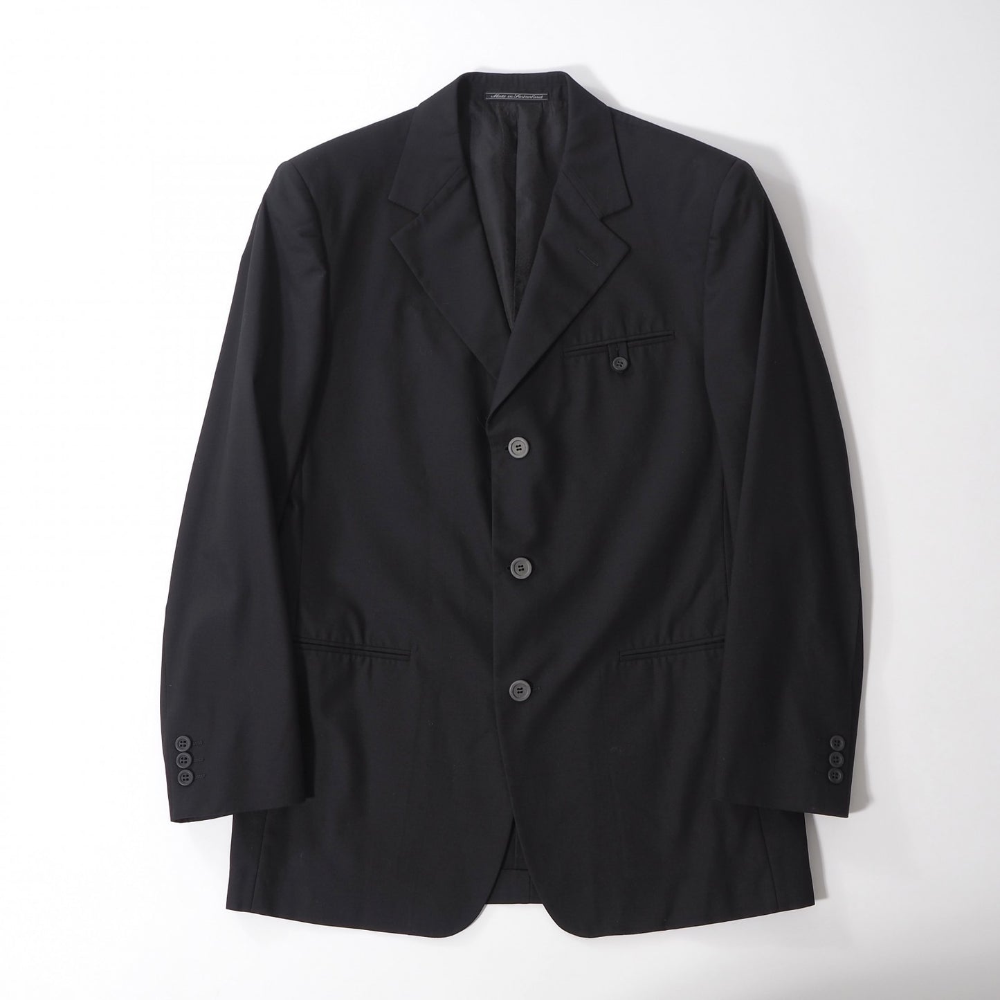 ジャンニヴェルサーチ GIANNI VERSACE ヴィンテージ スーツ セットアップ 48ブラック メンズ 正規品 6-ZA031