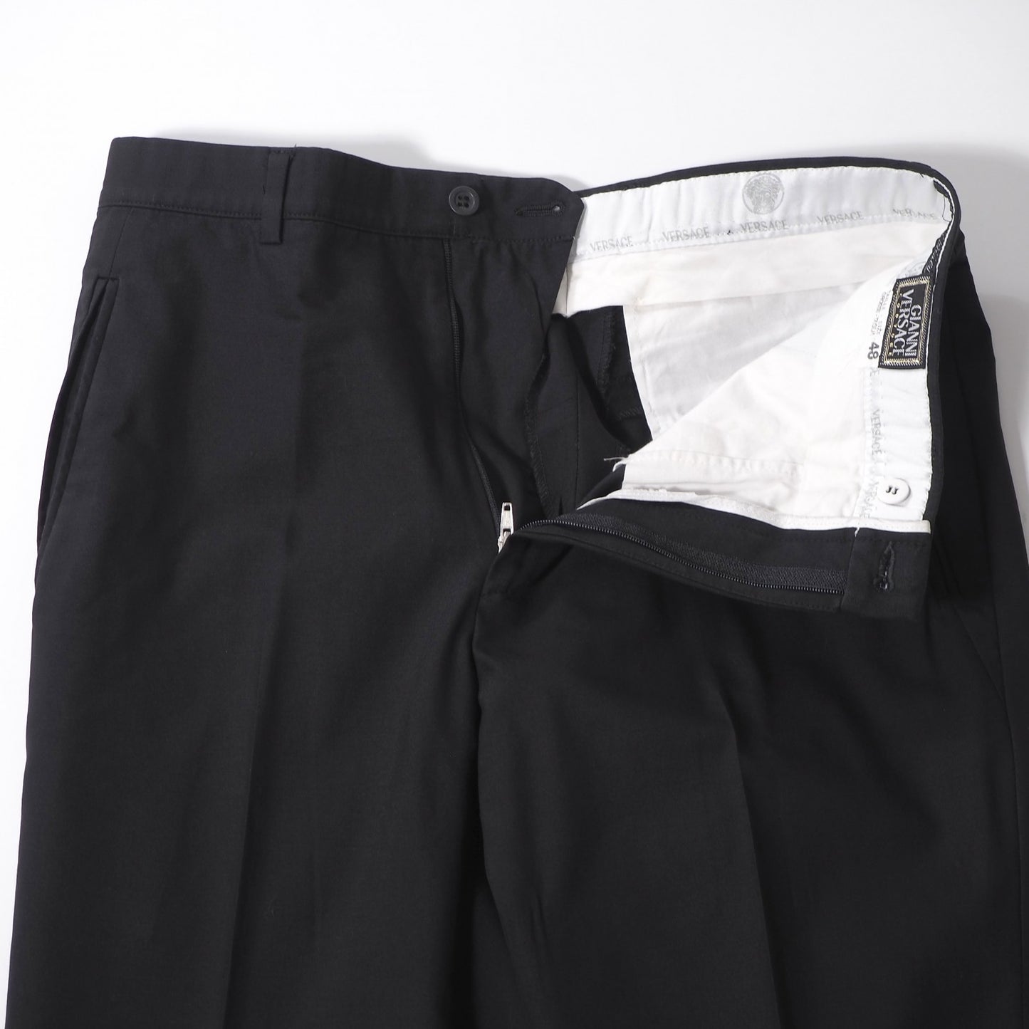 ジャンニヴェルサーチ GIANNI VERSACE ヴィンテージ スーツ セットアップ 48ブラック メンズ 正規品 6-ZA031