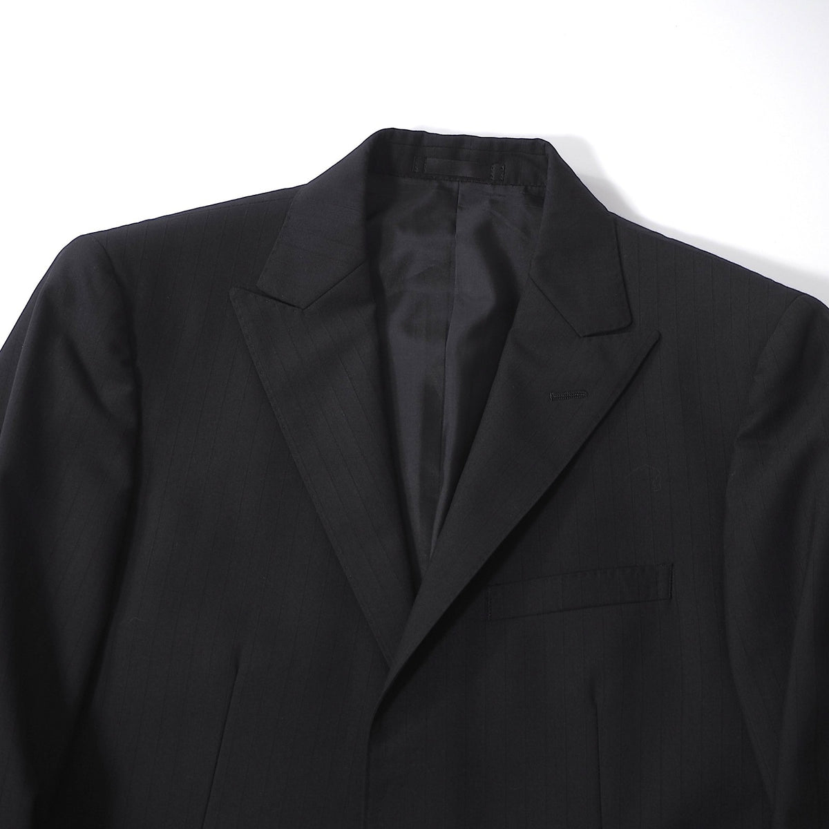 美品 バーバリー BURBERRY BLACK LABEL スーツ ジャケット パンツ 38 ブラック メンズ 正規品 6-ZC002