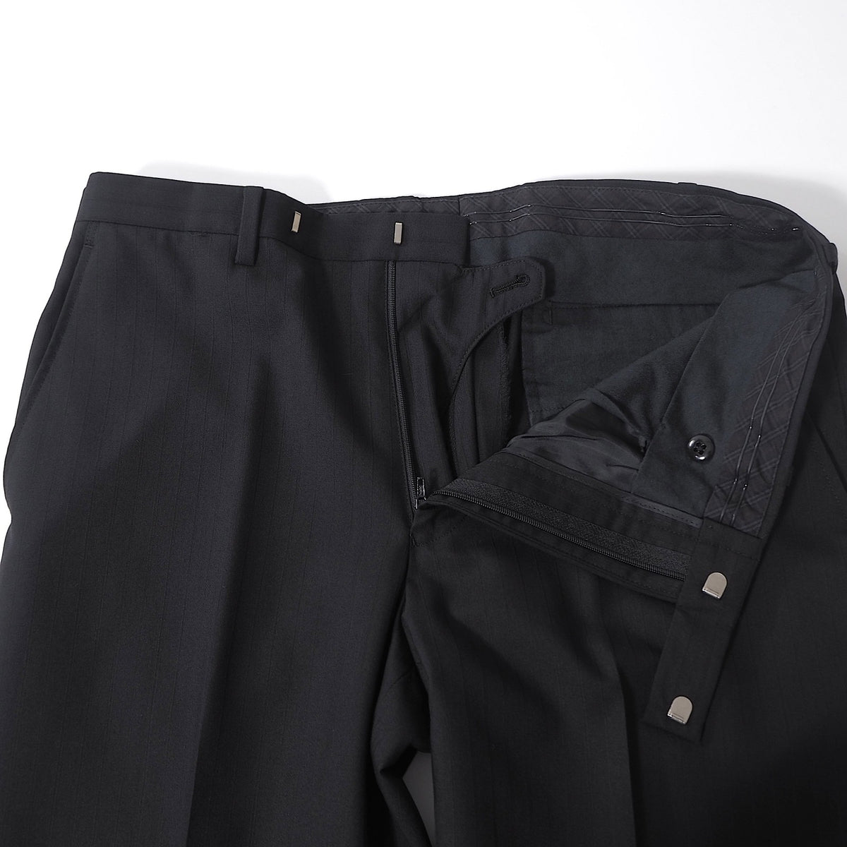 美品 バーバリー BURBERRY BLACK LABEL スーツ ジャケット パンツ 38 ブラック メンズ 正規品 6-ZC002