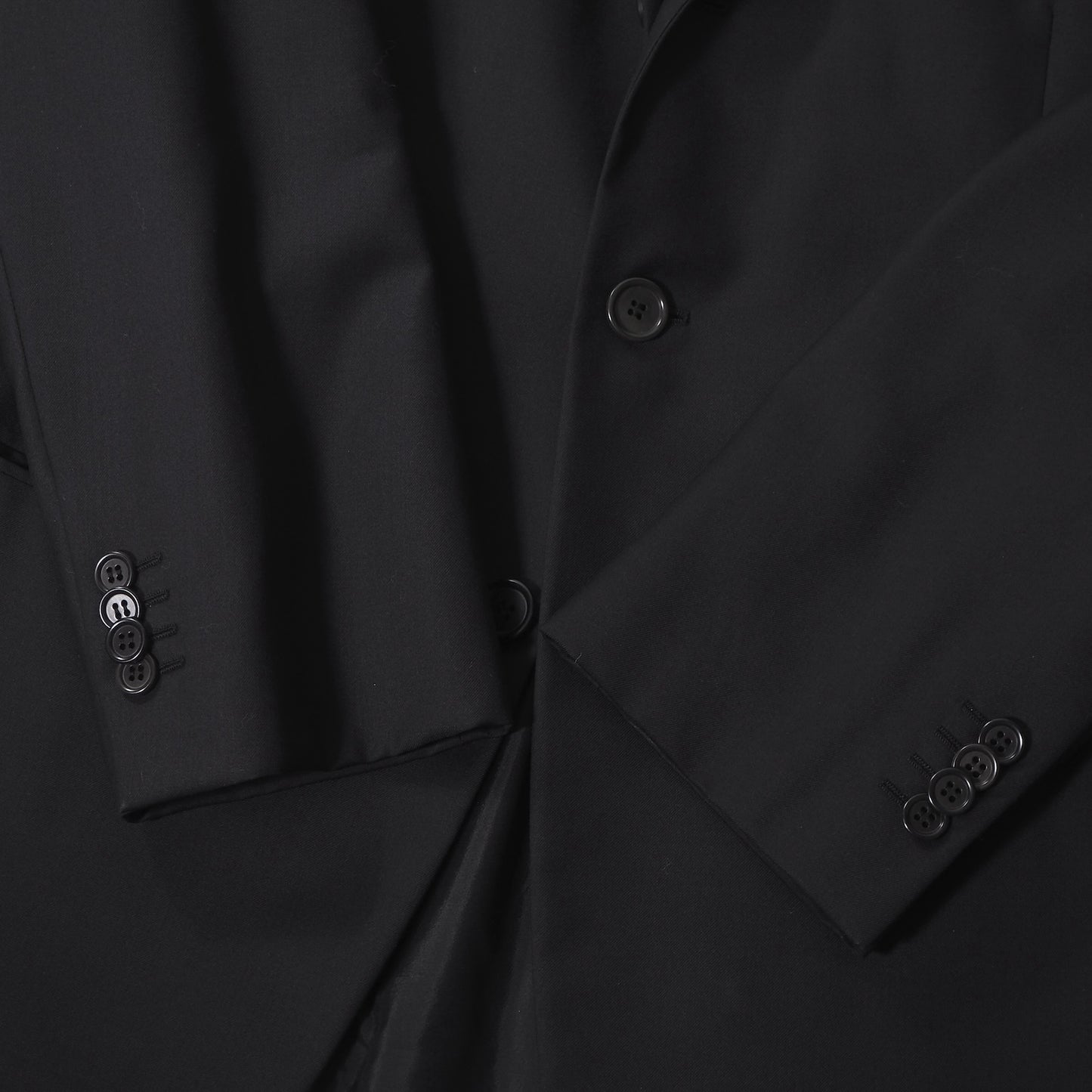 ジョルジオアルマーニ GIORGIO ARMANI 黒タグ スーツ ジャケット スラックス パンツ 50 ブラック メンズ 正規品 6-ZC003
