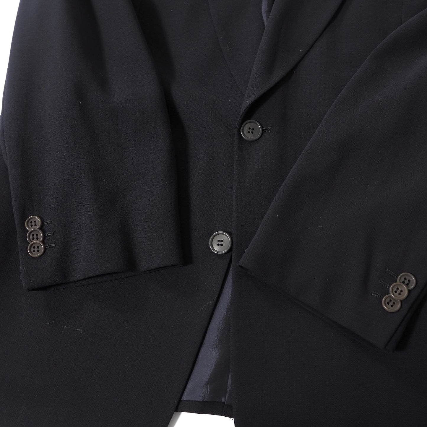 ジョルジオアルマーニ GIORGIO ARMANI ヴィンテージ 黒タグ スーツ ジャケット パンツ 52 ダークネイビー メンズ 正規品 6-ZC005