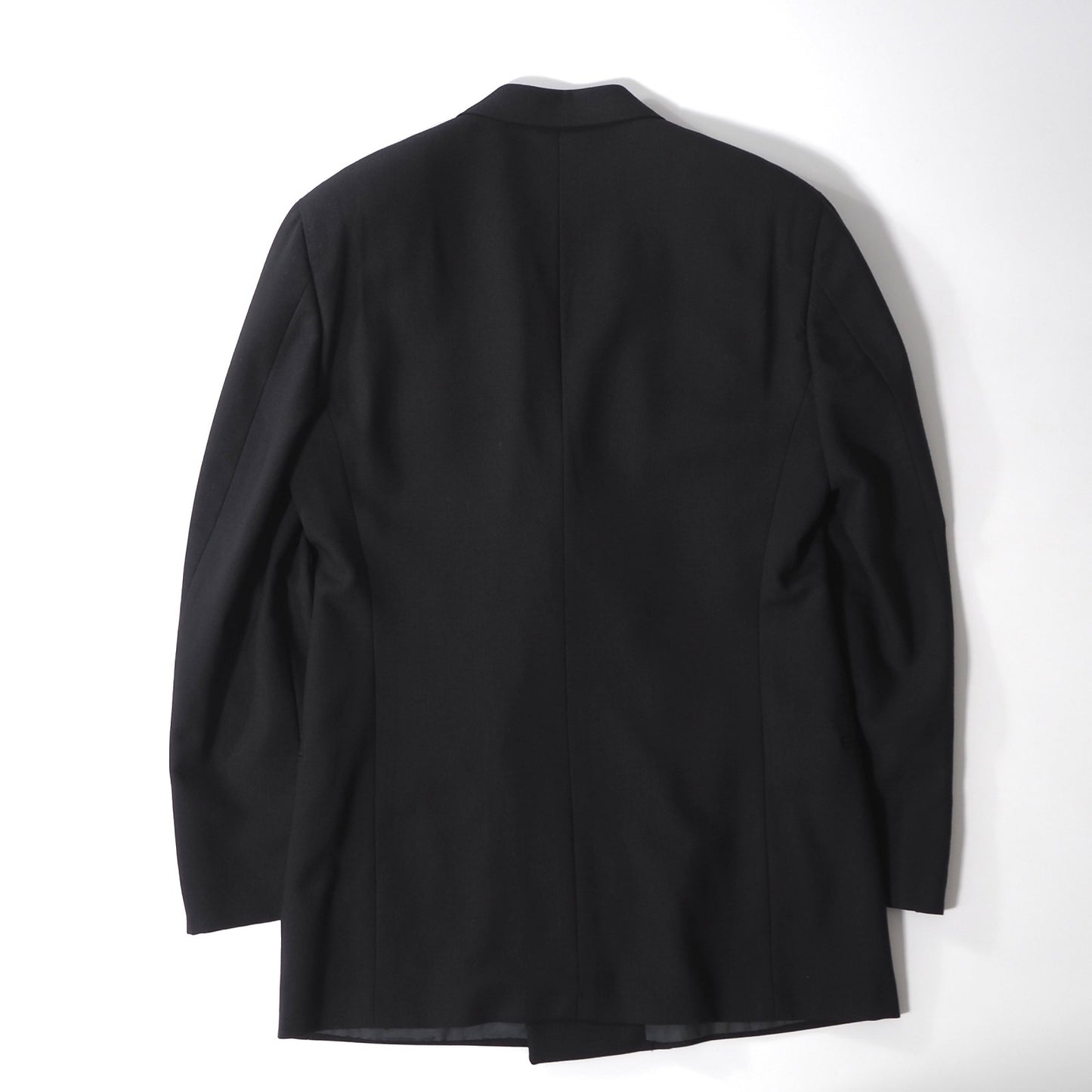ジョルジオアルマーニ GIORGIO ARMANI ダブルブレスト ストレッチ スーツ ジャケット スラックス 48 ブラック メンズ 正規品 6-ZC007