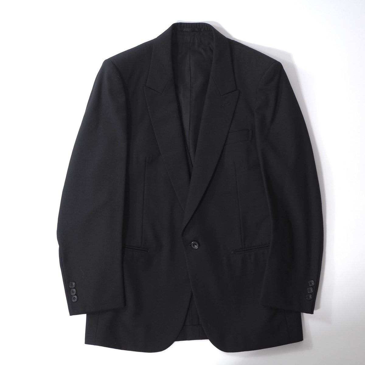 美品 クリスチャンディオール Christian Dior MONSIEUR ヴィンテージ 3ピース スーツ 92-80-170 ブラック メンズ 正規品 6-ZC009