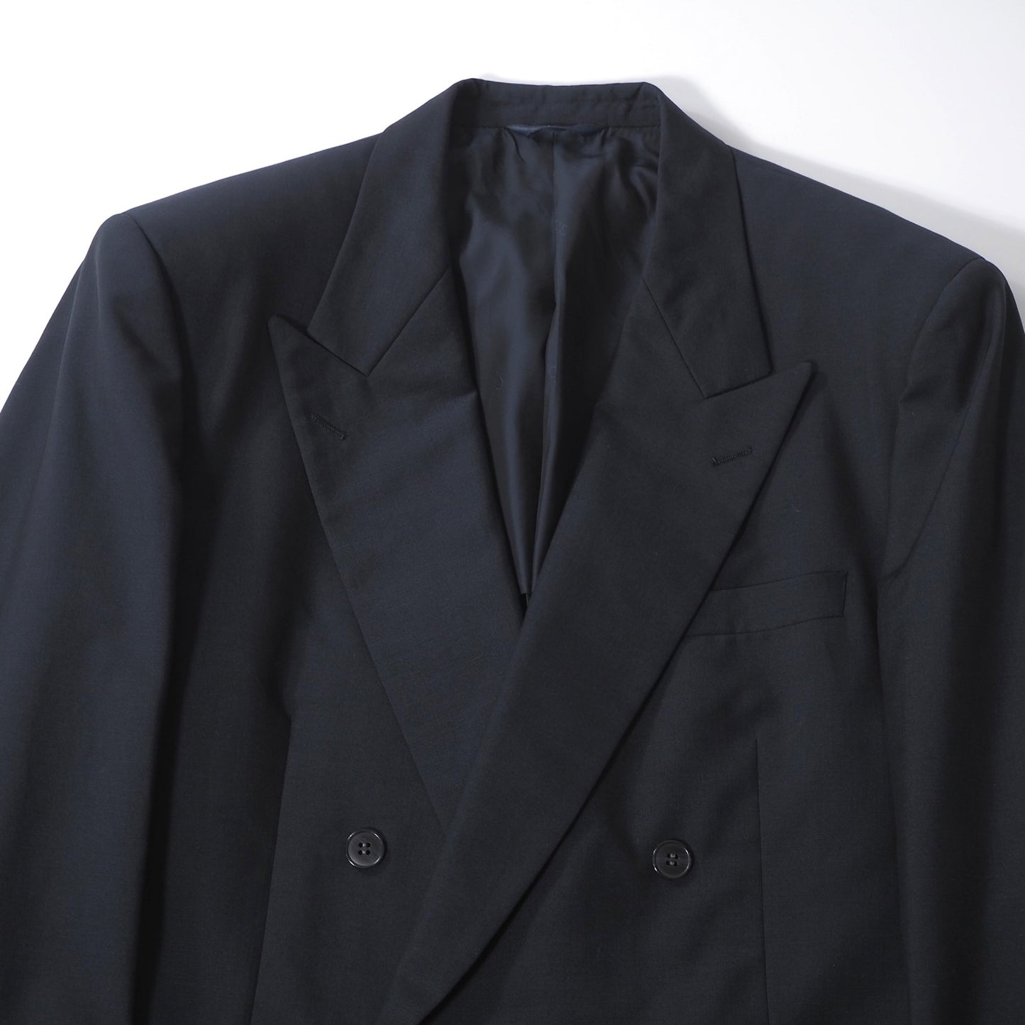クリスチャンディオール Christian Dior MONSIEUR ヴィンテージ ダブルブレスト スーツ ジャケット パンツ 101-91-180 ネイビー メンズ 正規品 6-ZC012
