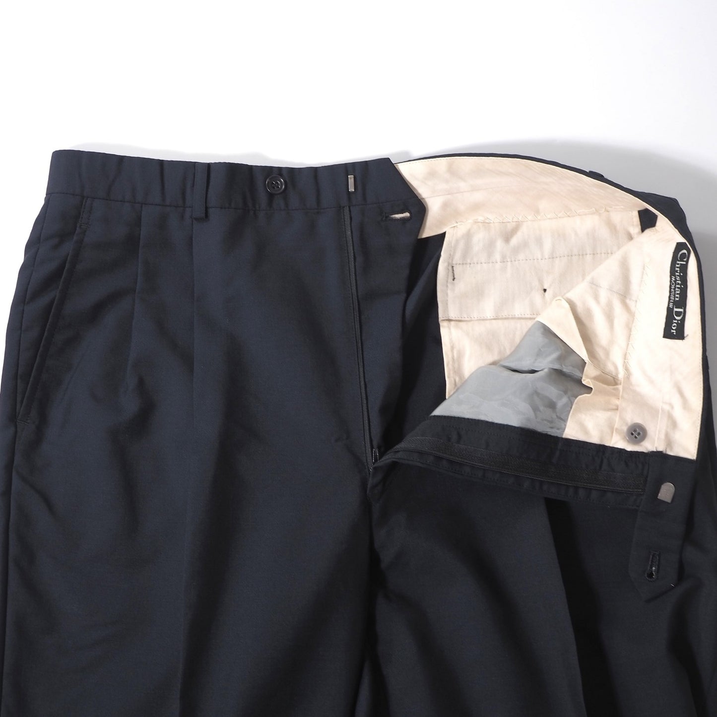 クリスチャンディオール Christian Dior MONSIEUR ヴィンテージ ダブルブレスト スーツ ジャケット パンツ 101-91-180 ネイビー メンズ 正規品 6-ZC012