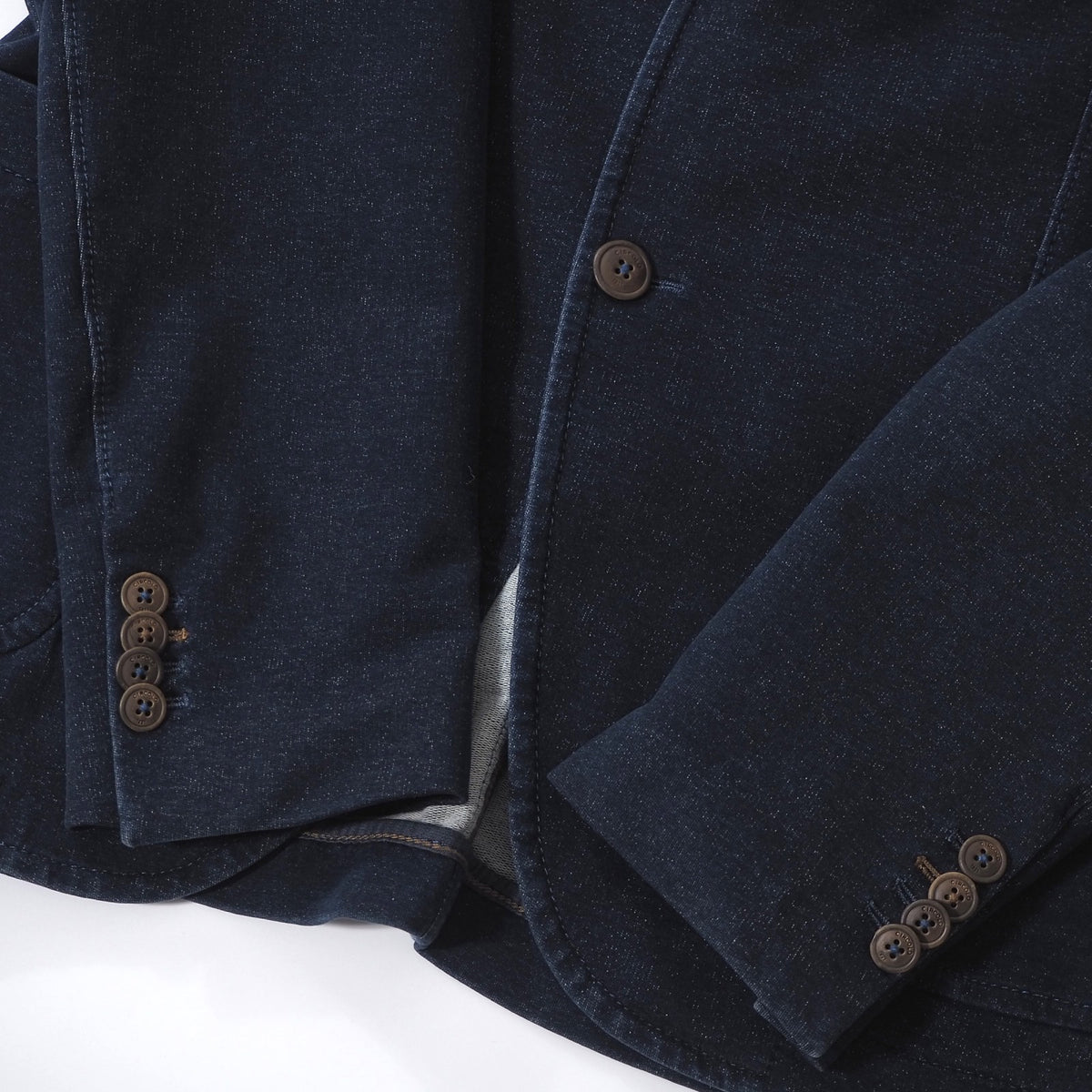 美品 チルコロ CIRCOLO1901 ストレッチ ジャージ ジャケット 48 インディゴ メンズ 正規品 6-ZC014