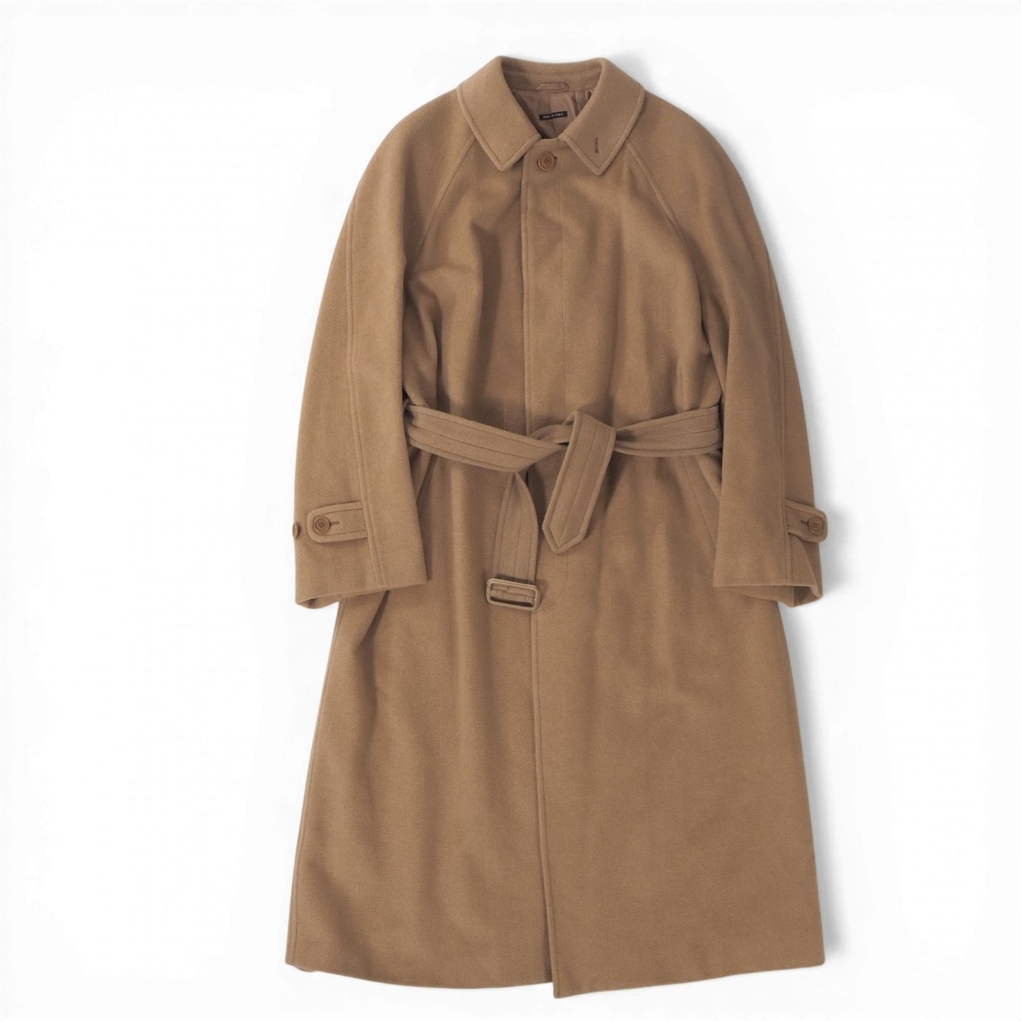 ジョルジオアルマーニ GIORGIO ARMANI ベビーキャメル ベルテッド コート 50 キャメル メンズ 正規品 6-ZC016