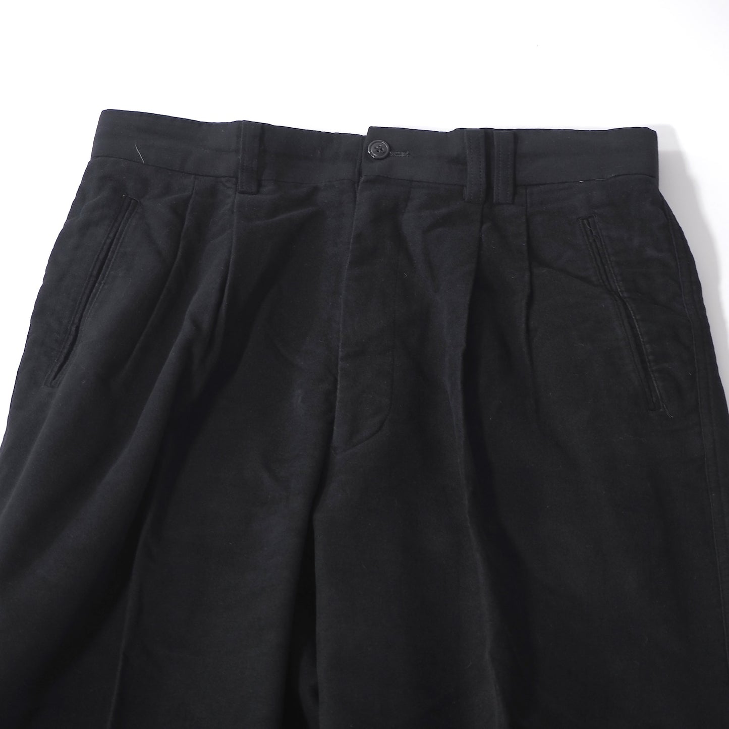 クリスチャンディオール Christian Dior MONSIEUR ヴィンテージ ワイド スラックス 79 S ブラック メンズ 正規品 6-ZC017