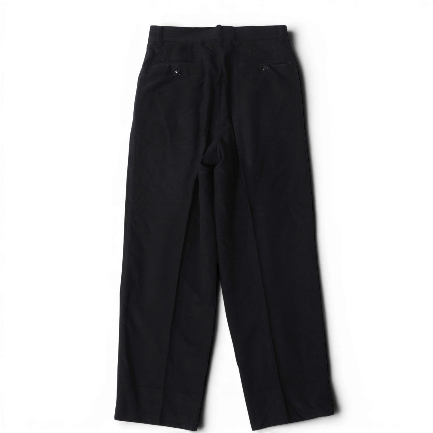 クリスチャンディオール Christian Dior MONSIEUR ヴィンテージ ワイド スラックス 79 S ブラック メンズ 正規品 6-ZC017