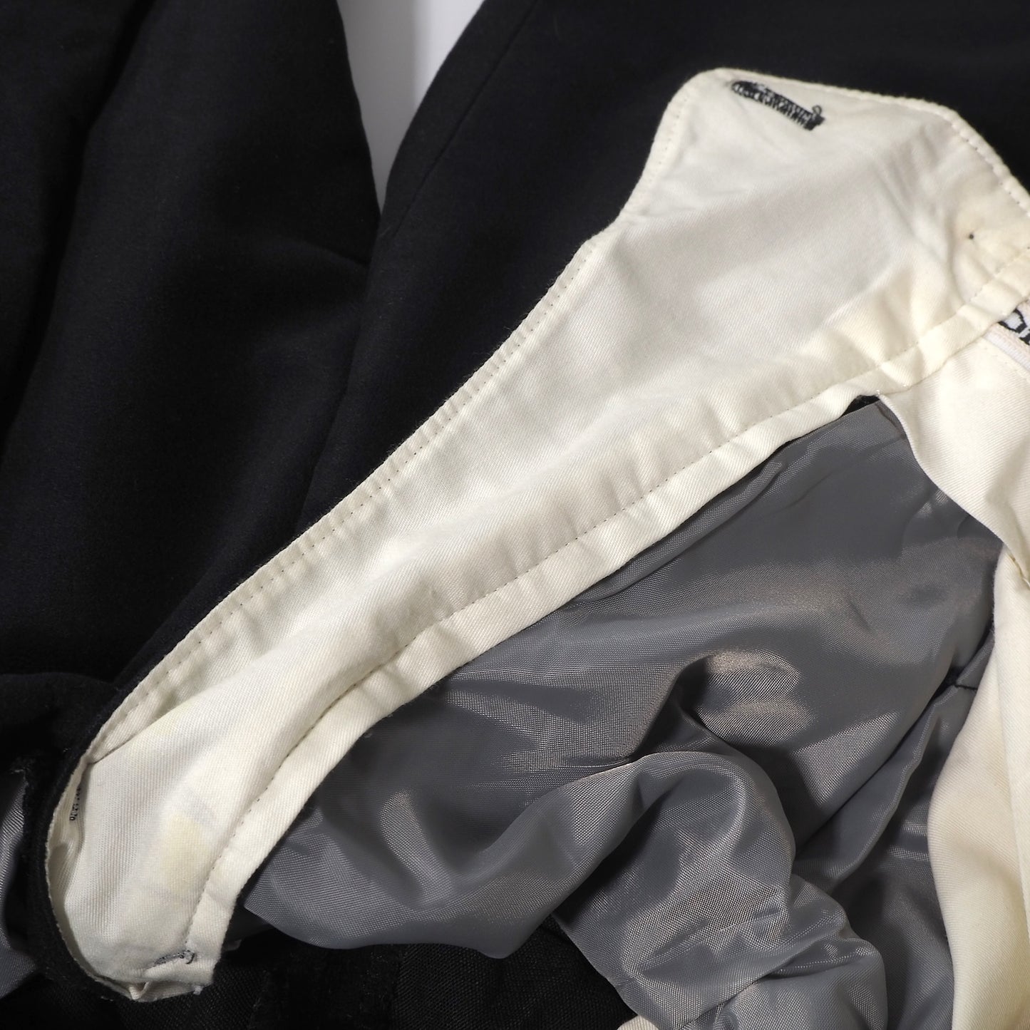 クリスチャンディオール Christian Dior MONSIEUR ヴィンテージ ワイド スラックス 79 S ブラック メンズ 正規品 6-ZC017