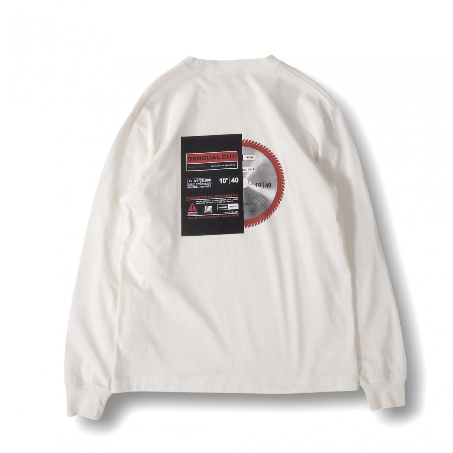 アレキサンダーワン alexanderwang プリント ロングスリーブ Tシャツ ロンT XS 大きめ メンズ 正規品 6-ZD002