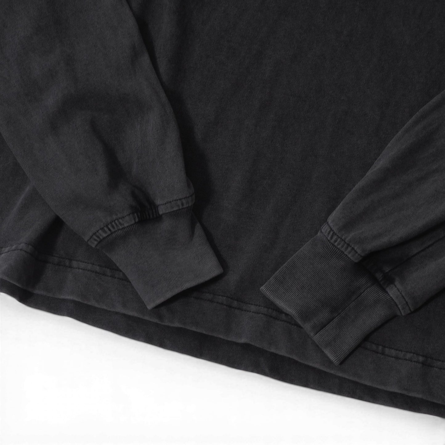 美品 アレキサンダーワン alexanderwang オーバーサイズ アシッド ウォッシュ ロングスリーブ Tシャツ ロンT S ダークグレー メンズ 正規品 6-ZD003