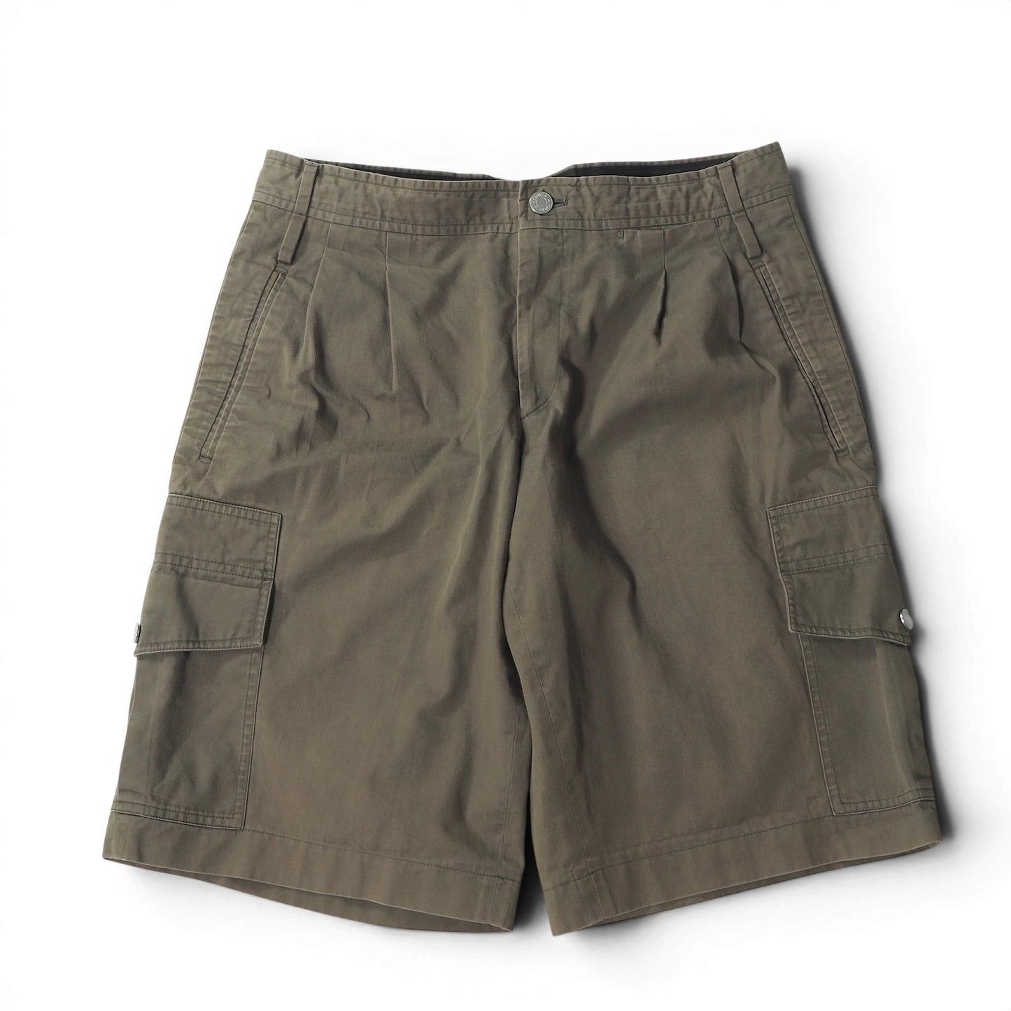 エルメス HERMES セリエボタン ガーゴショーツ ハーフパンツ ショートパンツ オリーブ M メンズ 正規品 6-ZD012