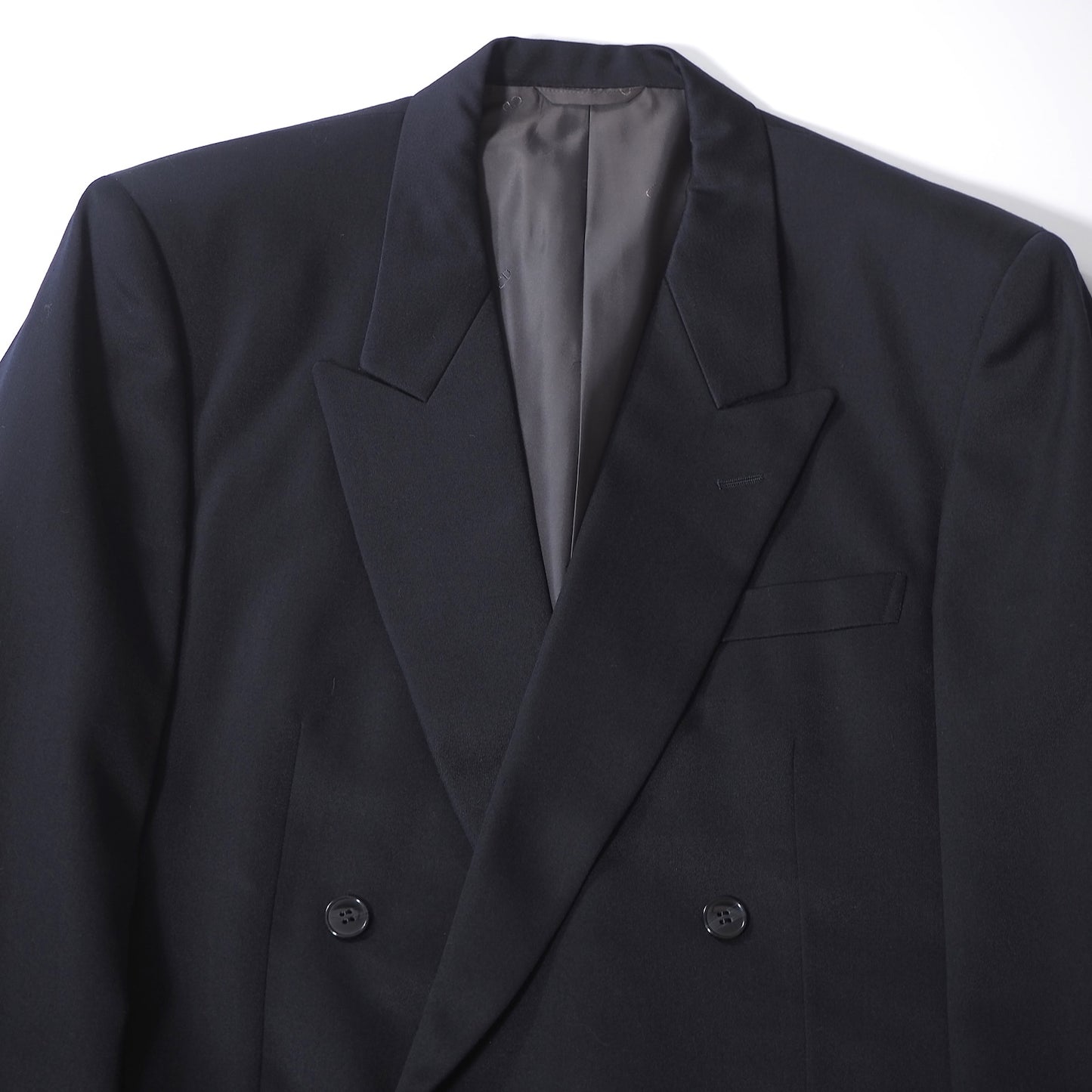 美品 クリスチャンディオール Christian Dior MONSIEUR ヴィンテージ スーツ 91-79-170 ネイビー メンズ 正規品 6-ZE028