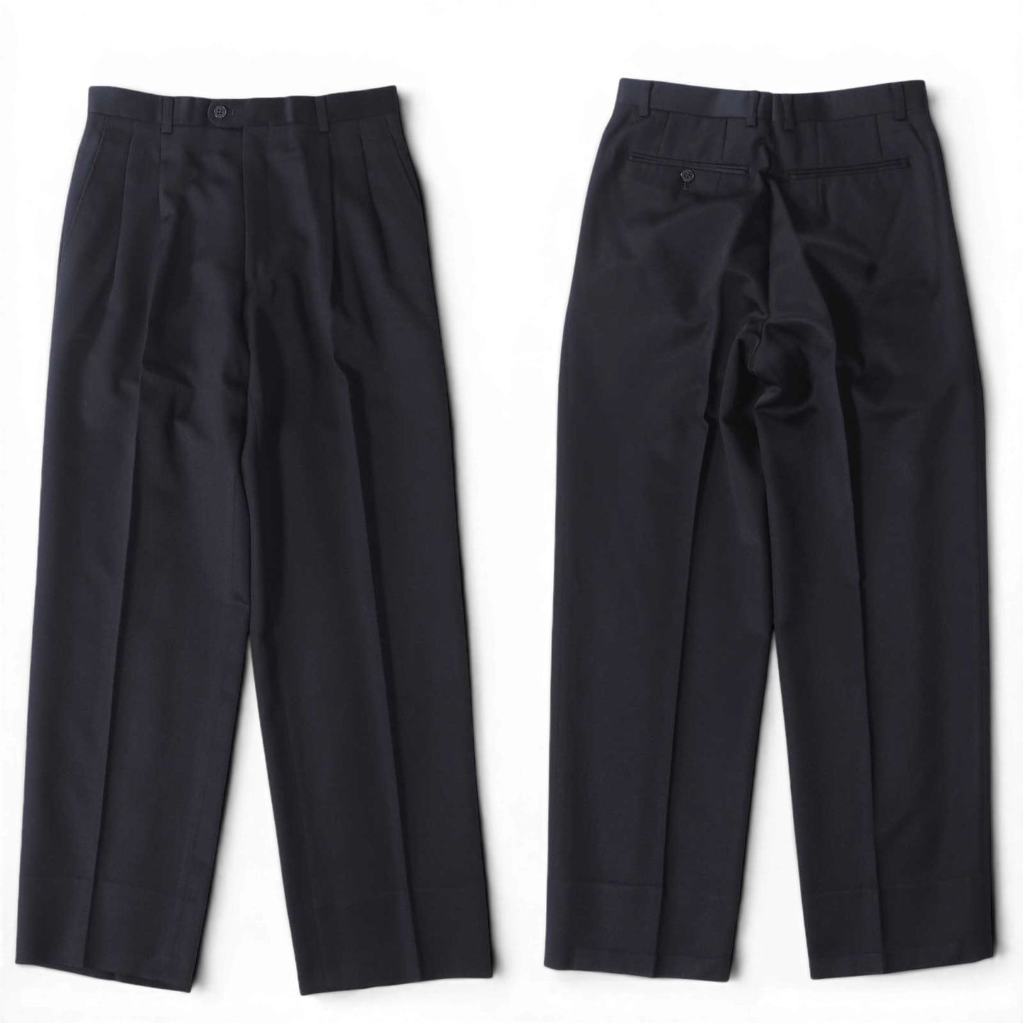 美品 クリスチャンディオール Christian Dior MONSIEUR ヴィンテージ スーツ 91-79-170 ネイビー メンズ 正規品 6-ZE028