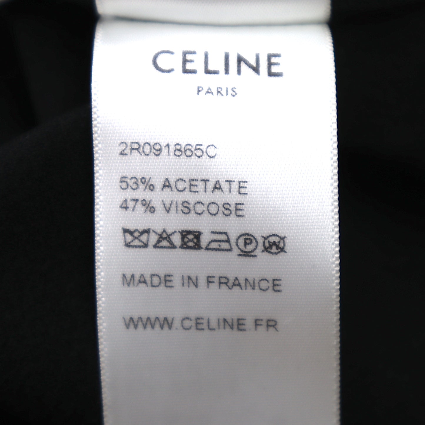 CELINE セリーヌ エディスリマン フランス製 ワンピース フォークドレス ブラック 38 レディース美品 3-YK213