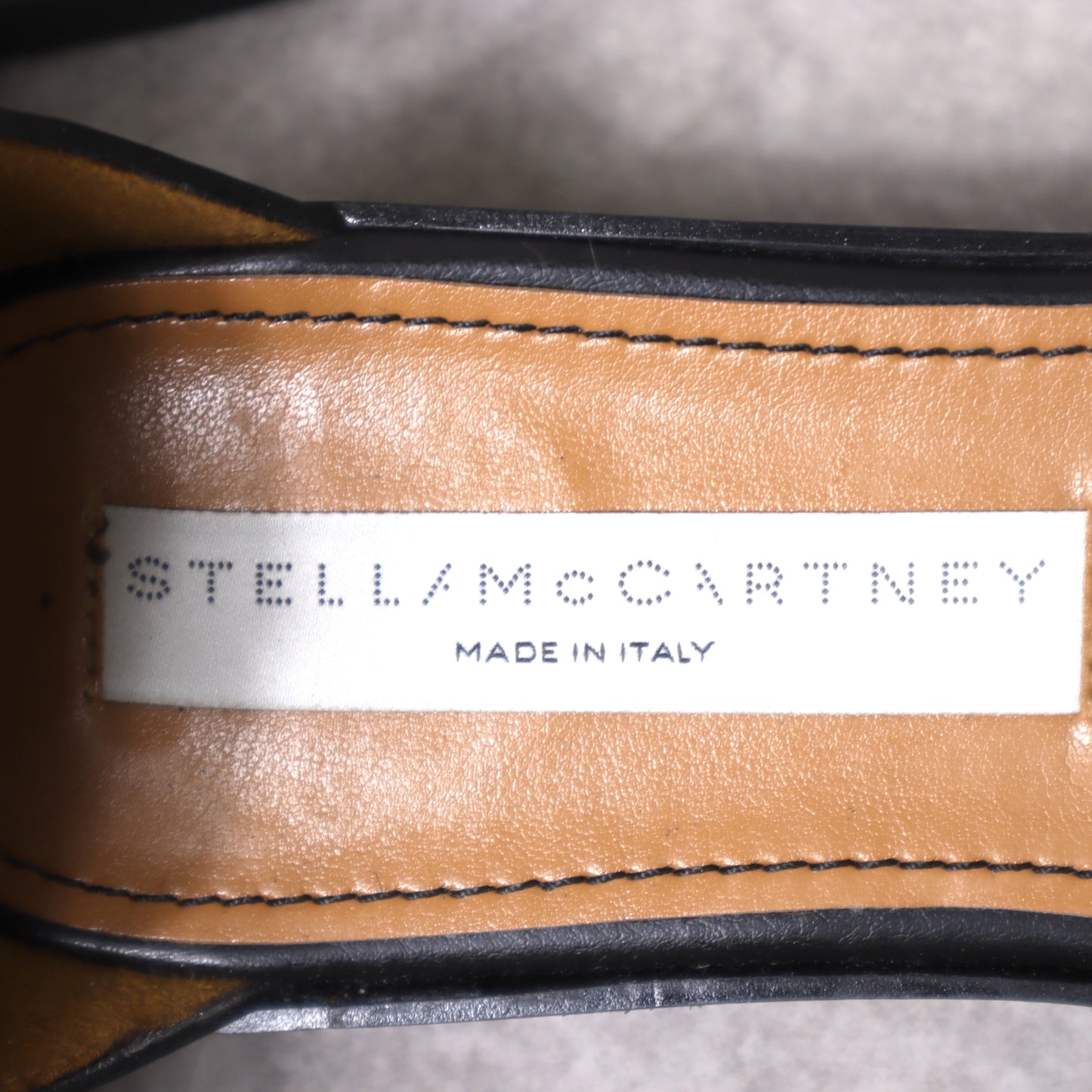 ステラマッカートニー STELLA McCARTNEY ファラベラ チェーン サンダル ブラック 36 レディース 美品 3-YI017