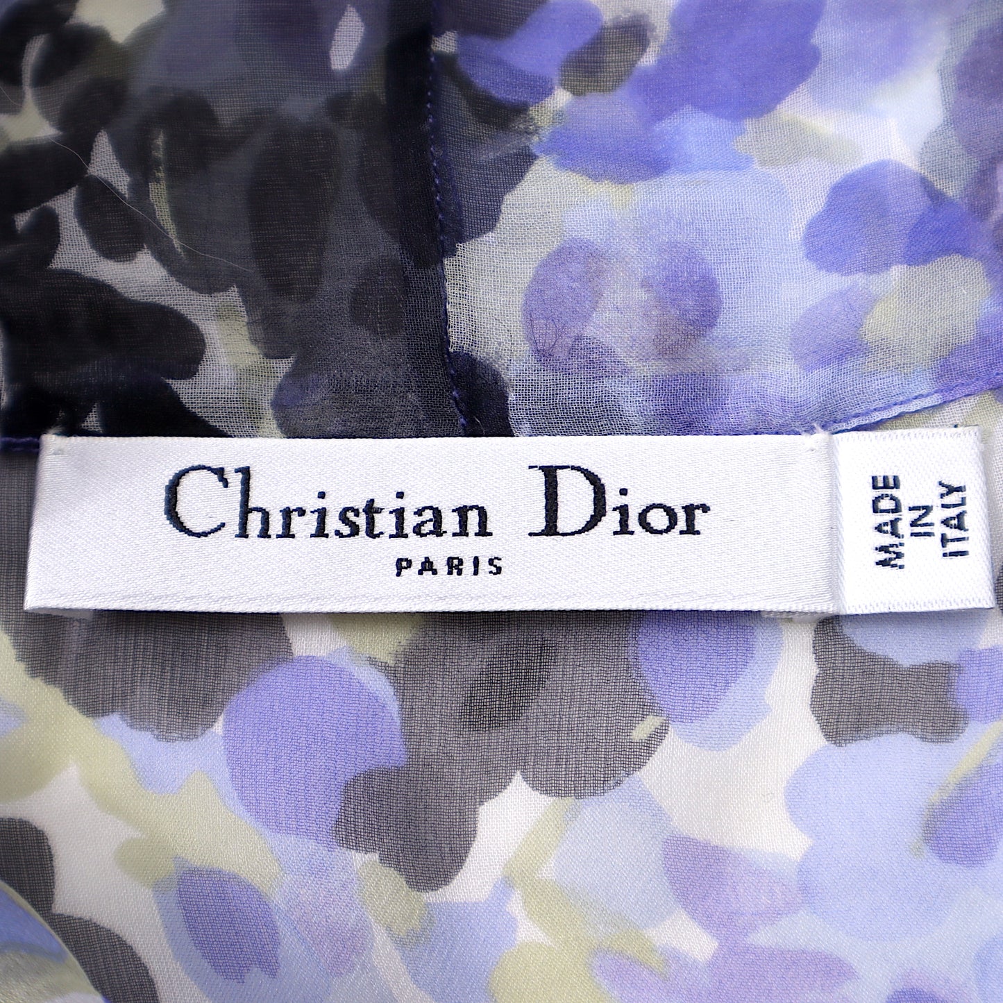 クリスチャンディオール Christian Dior シースルー ボウタイ ブラウス レディース 3-YK092