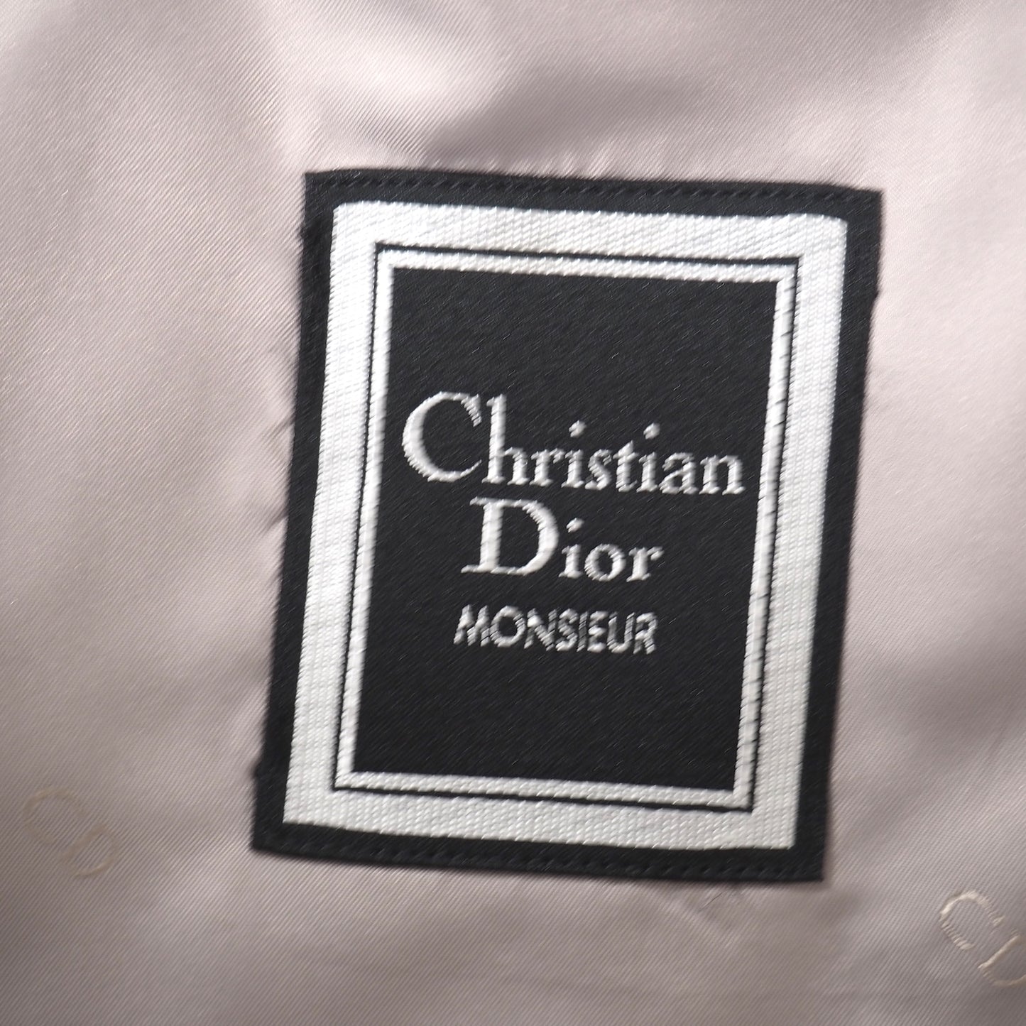 美品 クリスチャンディオール Christian Dior リネン ジャケット AB-5 グリーン メンズ 正規品 M3-SL017