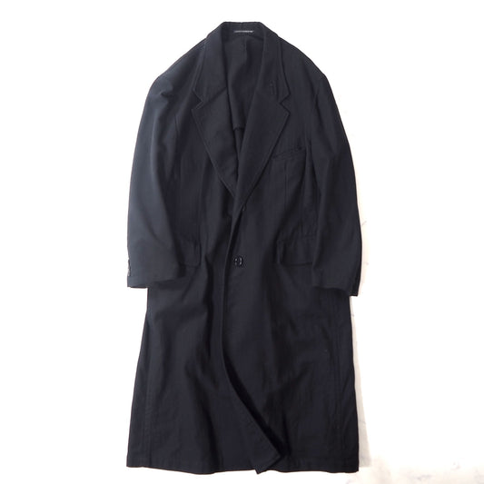 ヨウジヤマモト プールオム Yohji Yamamoto POURE HOMME チェスターコート 3 ブラック メンズ 正規品 4-DK066