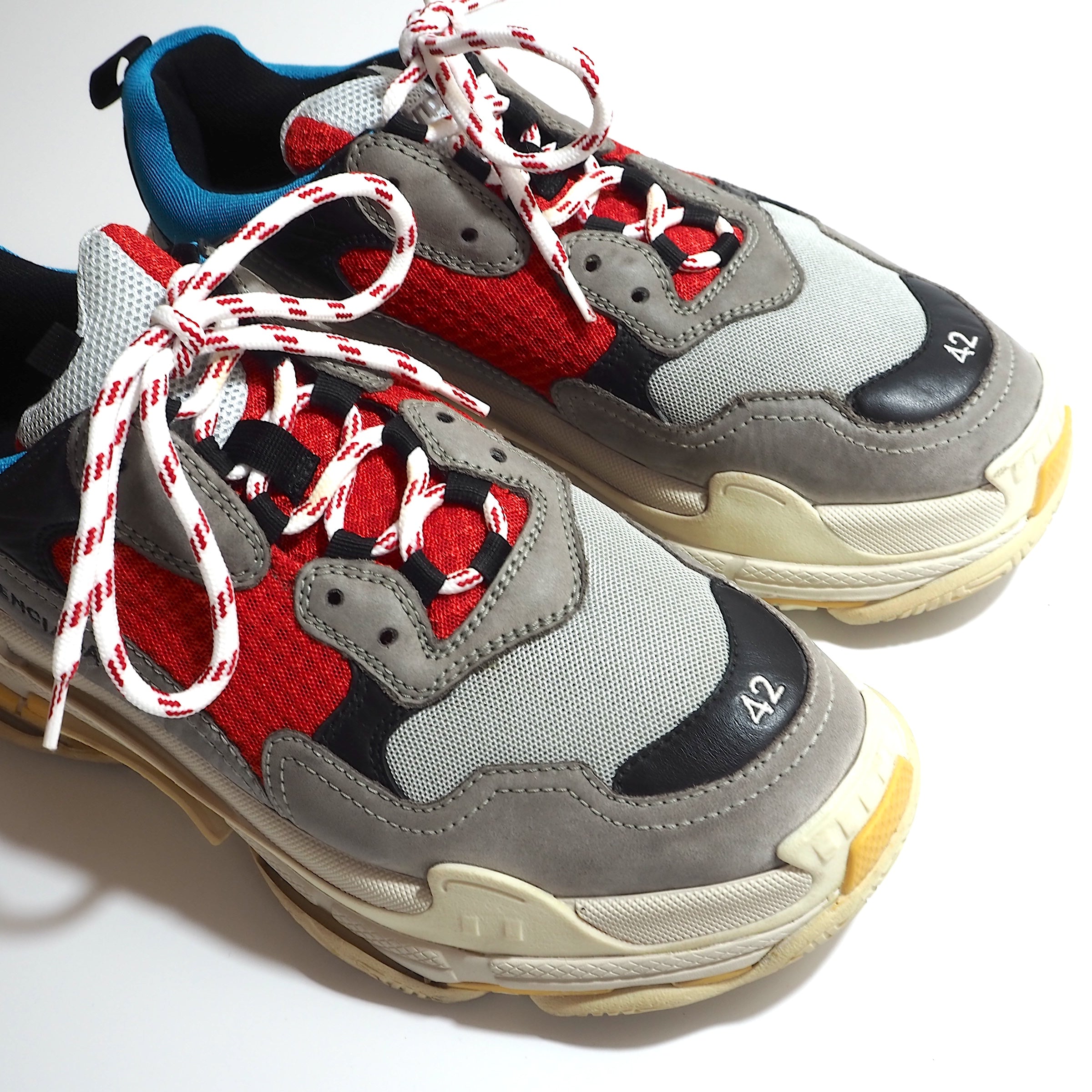 バレンシアガ BALENCIAGA 初期 イタリア製 トリプルS Triple-S スニーカー 42 マルチカラー メンズ 4-YG008 –  Bengal ブランド古着セレクトショップ