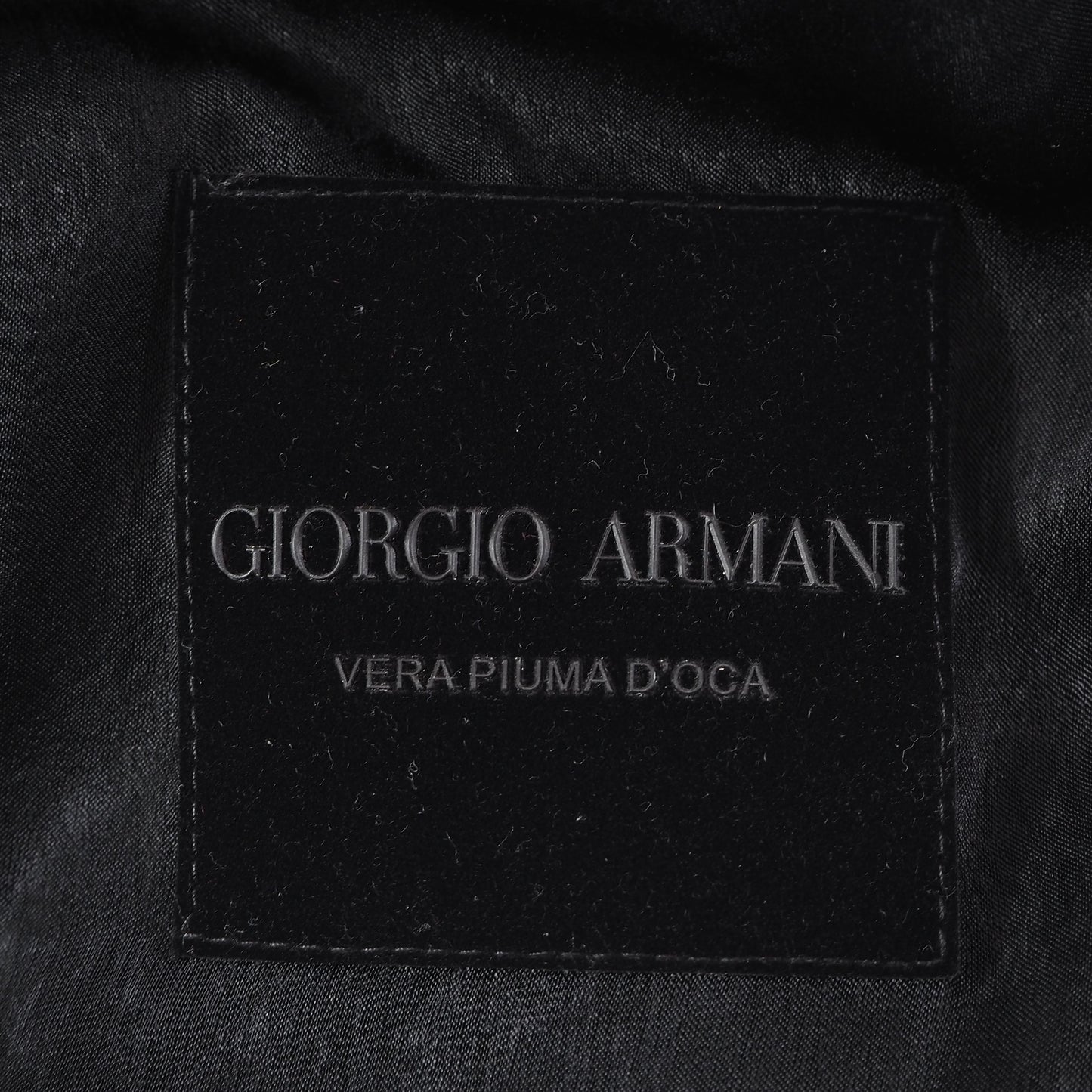 ジョルジオアルマーニ GIORGIO ARMANI 最上級 黒タグ 20年製 現行 ダウンジャケット 56 ブラック メンズ 極美品 正規品 4-YL001