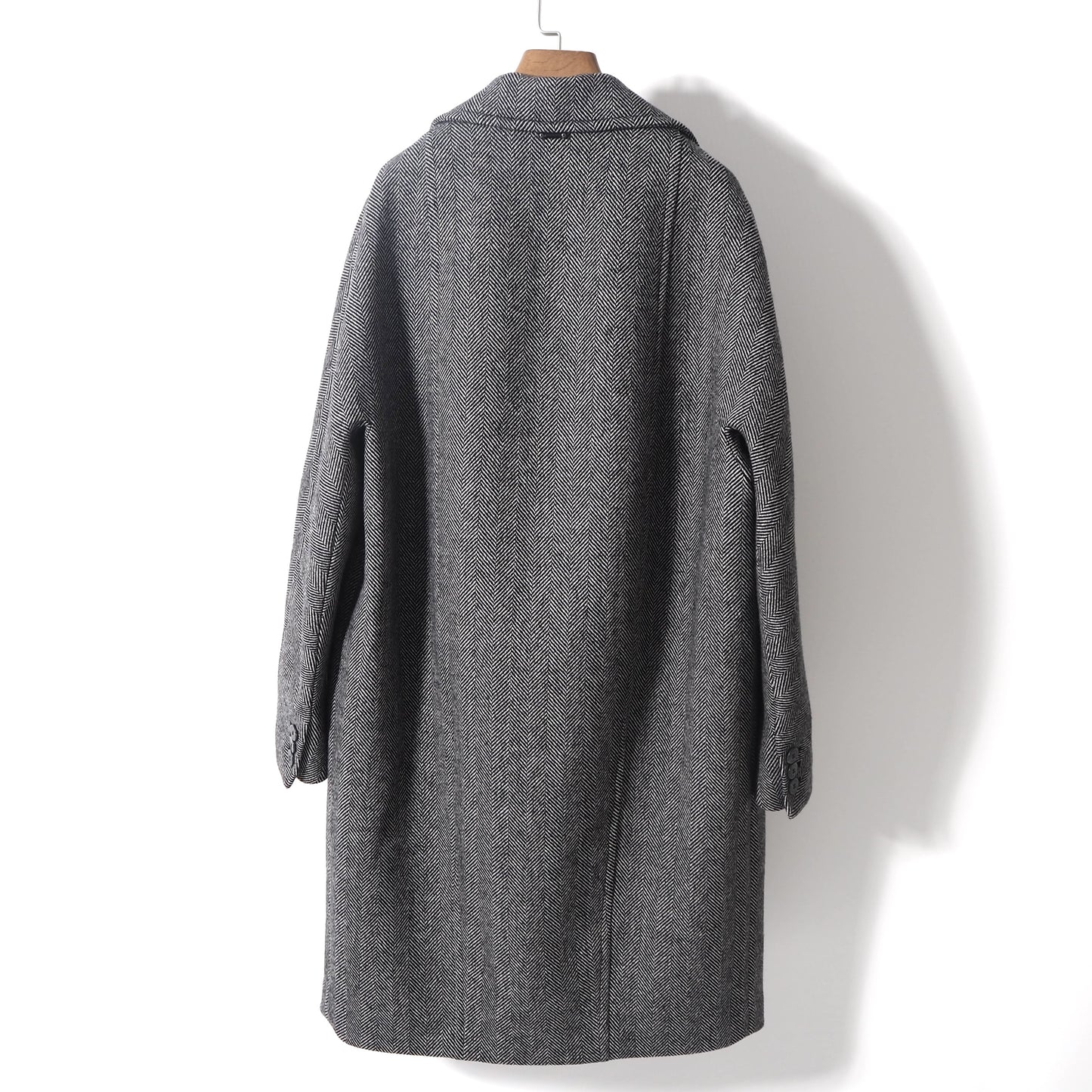 NEIL BARRETT ニールバレット 23AW オーバサイズド メルトンコート 48 グレー メンズ 極美品 正規品 5-YB014