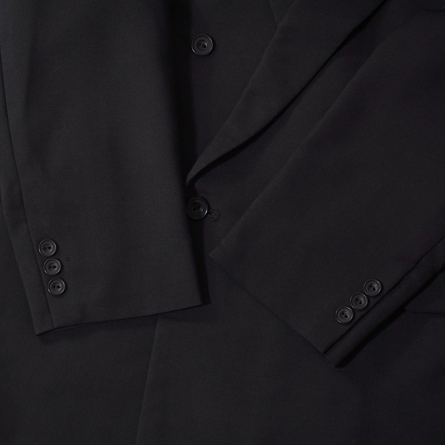 クリスチャンディオール Christian Dior MONSIEUR ヴィンテージ ダブルブレスト スーツ 96-88-165 ブラック メンズ 正規品 5-DK174