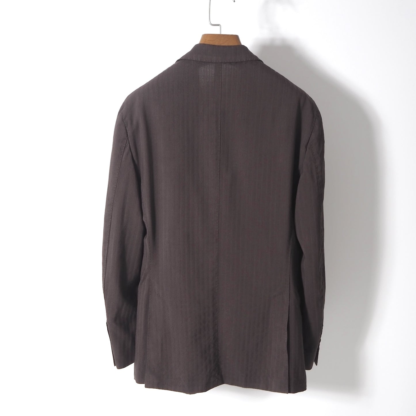 ラルディーニ LARDINI イアリア製 ブートニエール付 スーツ ウール セットアップ 48 ブラウン メンズ 正規品 5-YC019