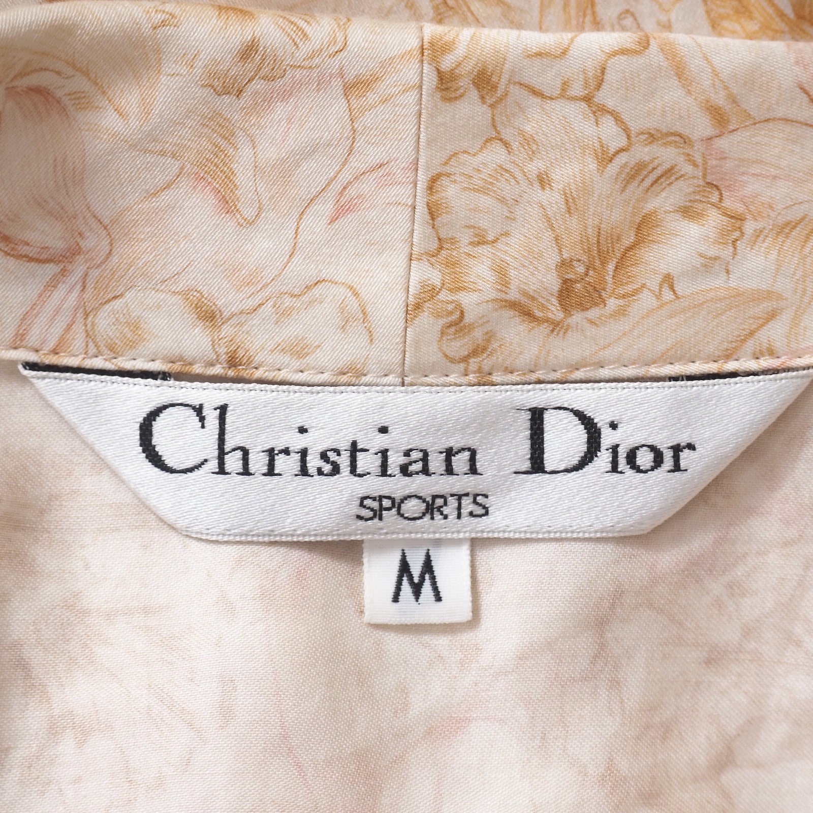 クリスチャンディオール Christian Dior 長袖 シャツ M オレンジ