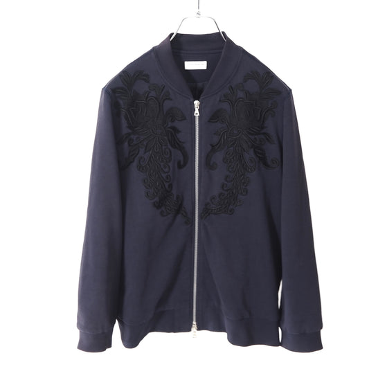 ドリスヴァンノッテン DRIES VAN NOTEN エンブロイダリー ジャケット ブルゾン L ネイビー メンズ 正規品 5-DE037