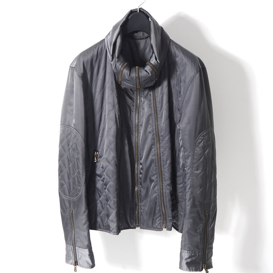 ドルチェ＆ガッバーナ DOLCE＆GABBANA 中綿 ミリタリージャケット 44 グレー メンズ 正規品 4-YB040