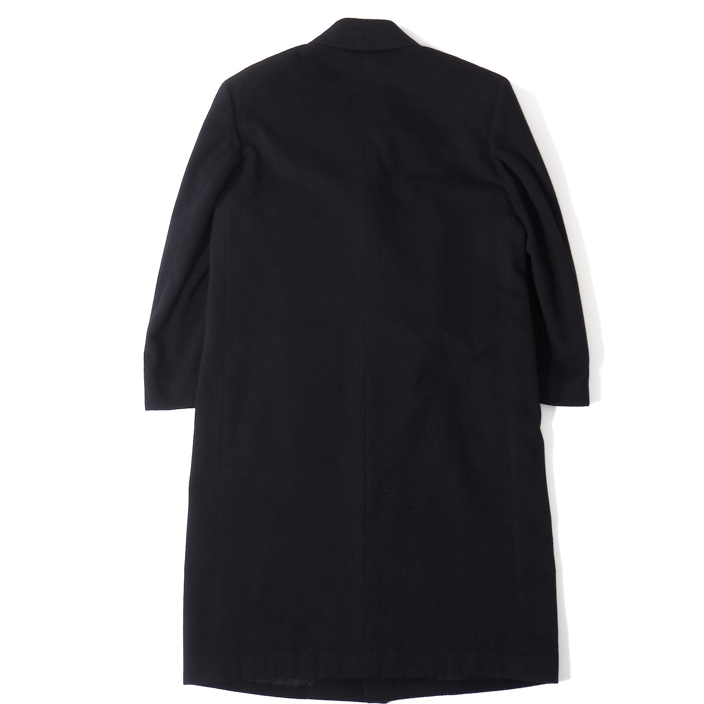 美品 クリスチャンディオール Christian Dior MONSIEUR ヴィンテージ ウール カシミヤ コート S ブラック メンズ 正規品 5-ZK005