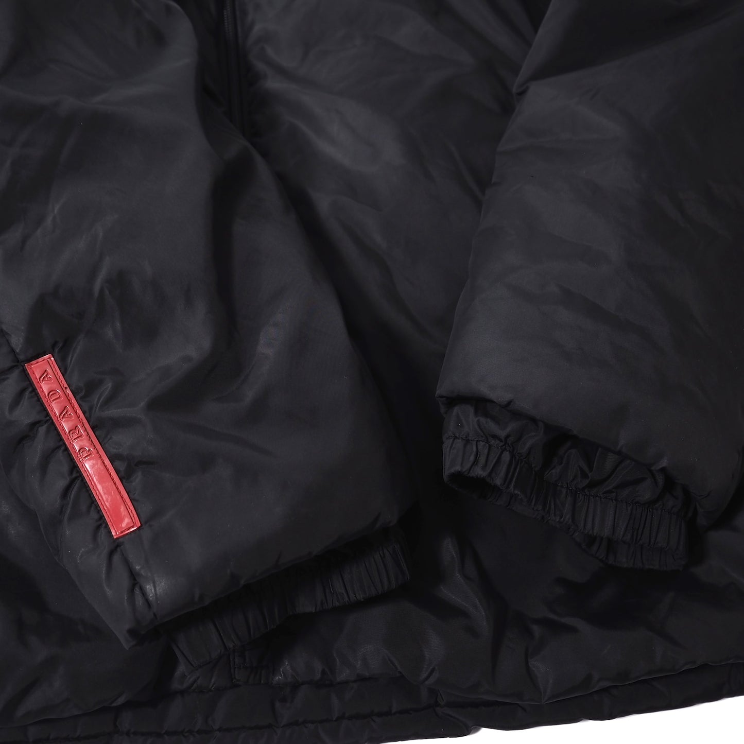 プラダ スポーツ PRADA SPORTS パデット ジャケット 中綿 46 ブラック メンズ 正規品 5-ZI012