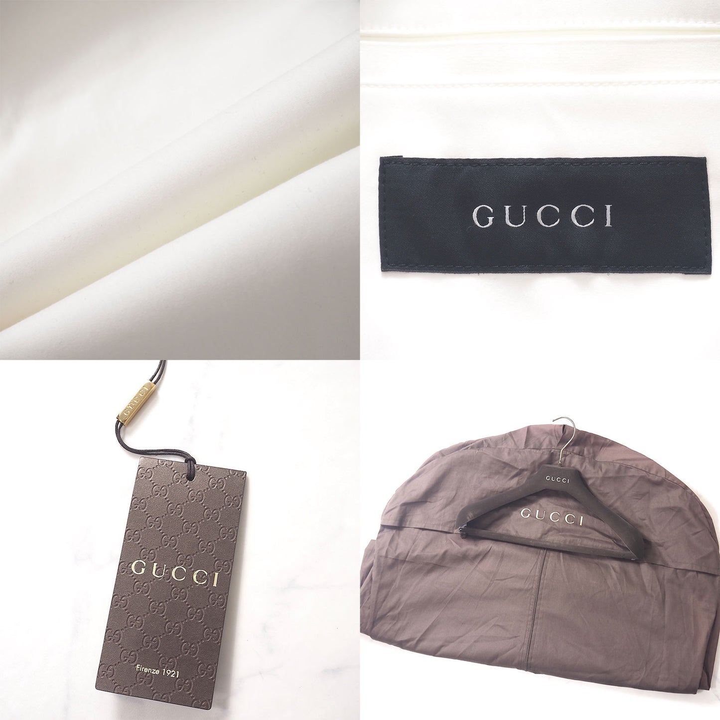 グッチ GUCCI スーツ 44 ホワイト メンズ 未使用 M3-YL032