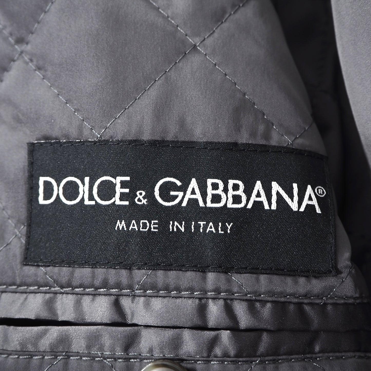 ドルチェ＆ガッバーナ DOLCE＆GABBANA 中綿 ミリタリージャケット 44 グレー メンズ 正規品 4-YB040