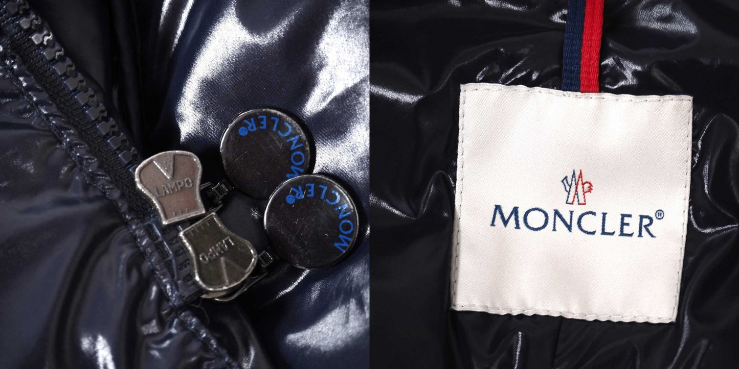 モンクレール MONCLER JPタグ ダウンコート 0 ネイビー レディース 正規品 5-ZH014