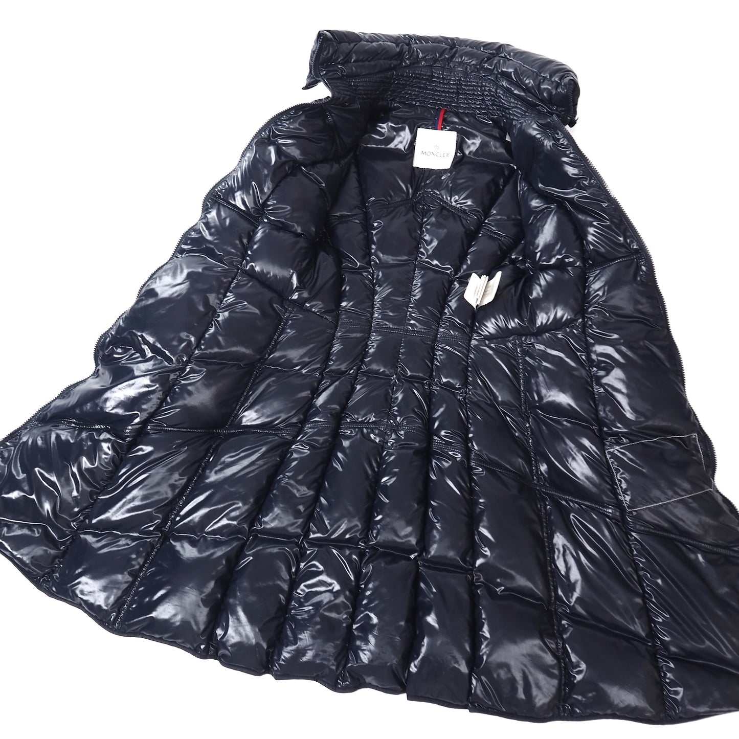 モンクレール MONCLER JPタグ ダウンコート 0 ネイビー レディース 正規品 5-ZH014