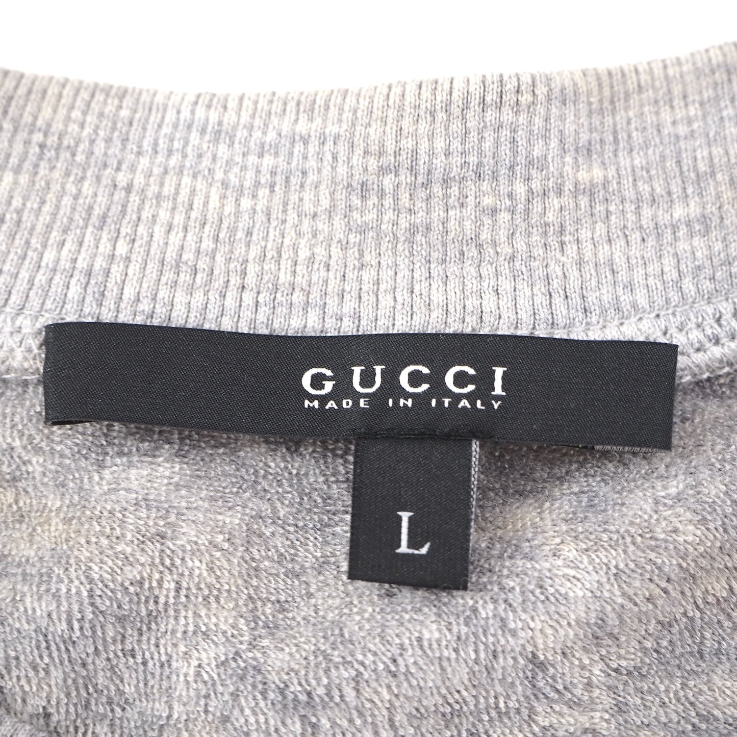 グッチ GUCCI 半袖 スウェット L グレー レディース 4-ZB149