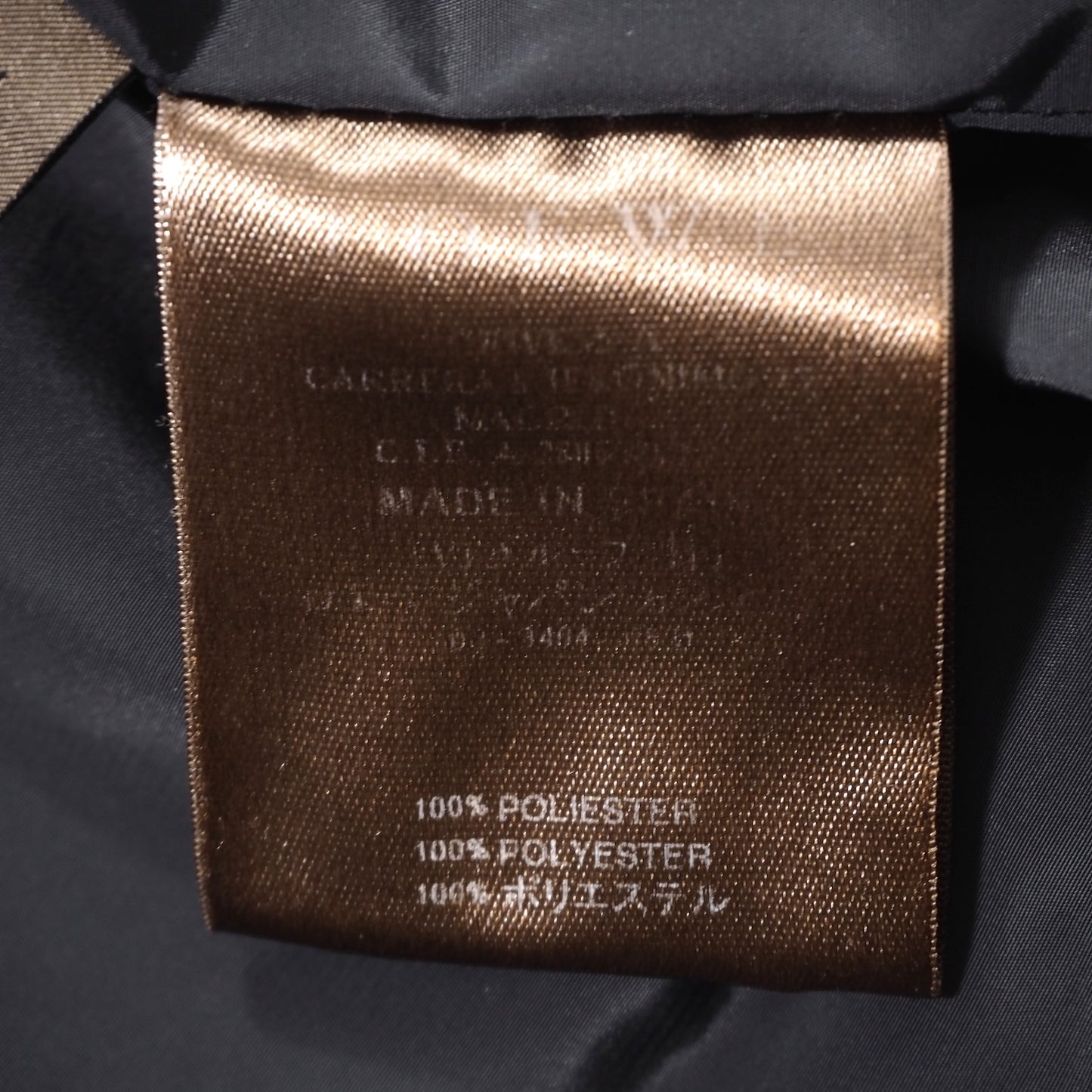 ロエベ LOEWE スペイン製 ダブルブレスト パデッド コート ジャケット 中綿 M ブラック メンズ 正規品 5-SD006