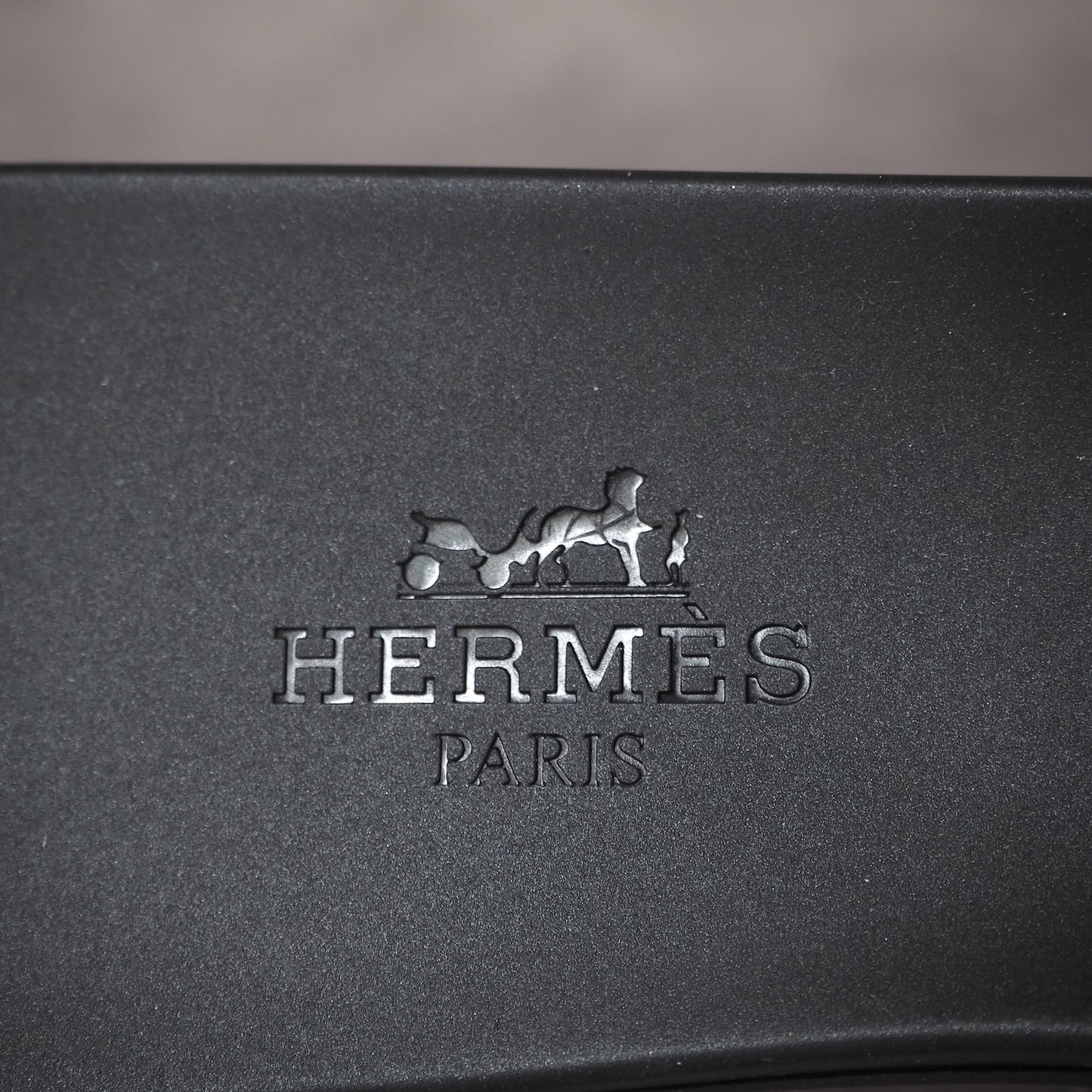 エルメス HERMES アロハ シェーヌダンクル ラバー サンダル  35 ブラック レディース 未使用 4-YE005